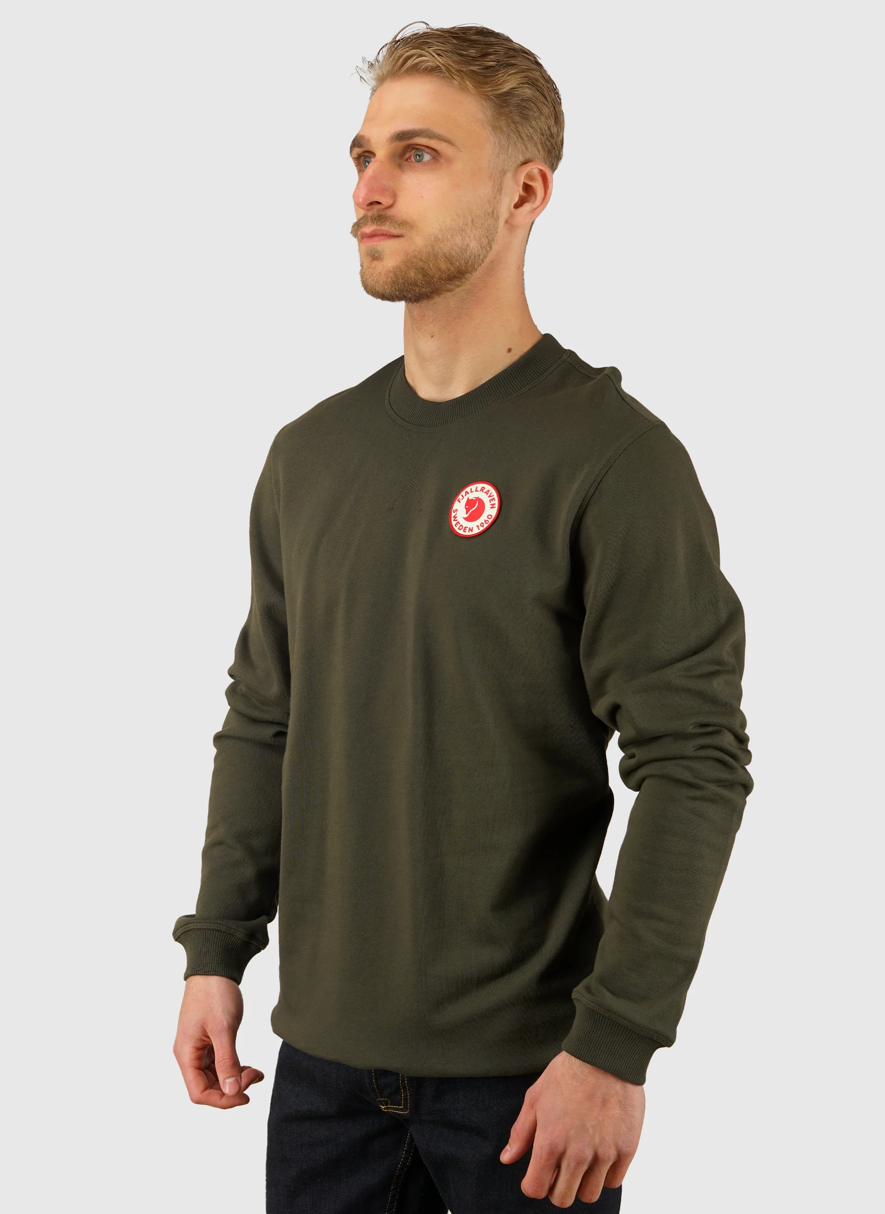 1960 Logo Badge Sweatshirt - Deep Forest - Image 2