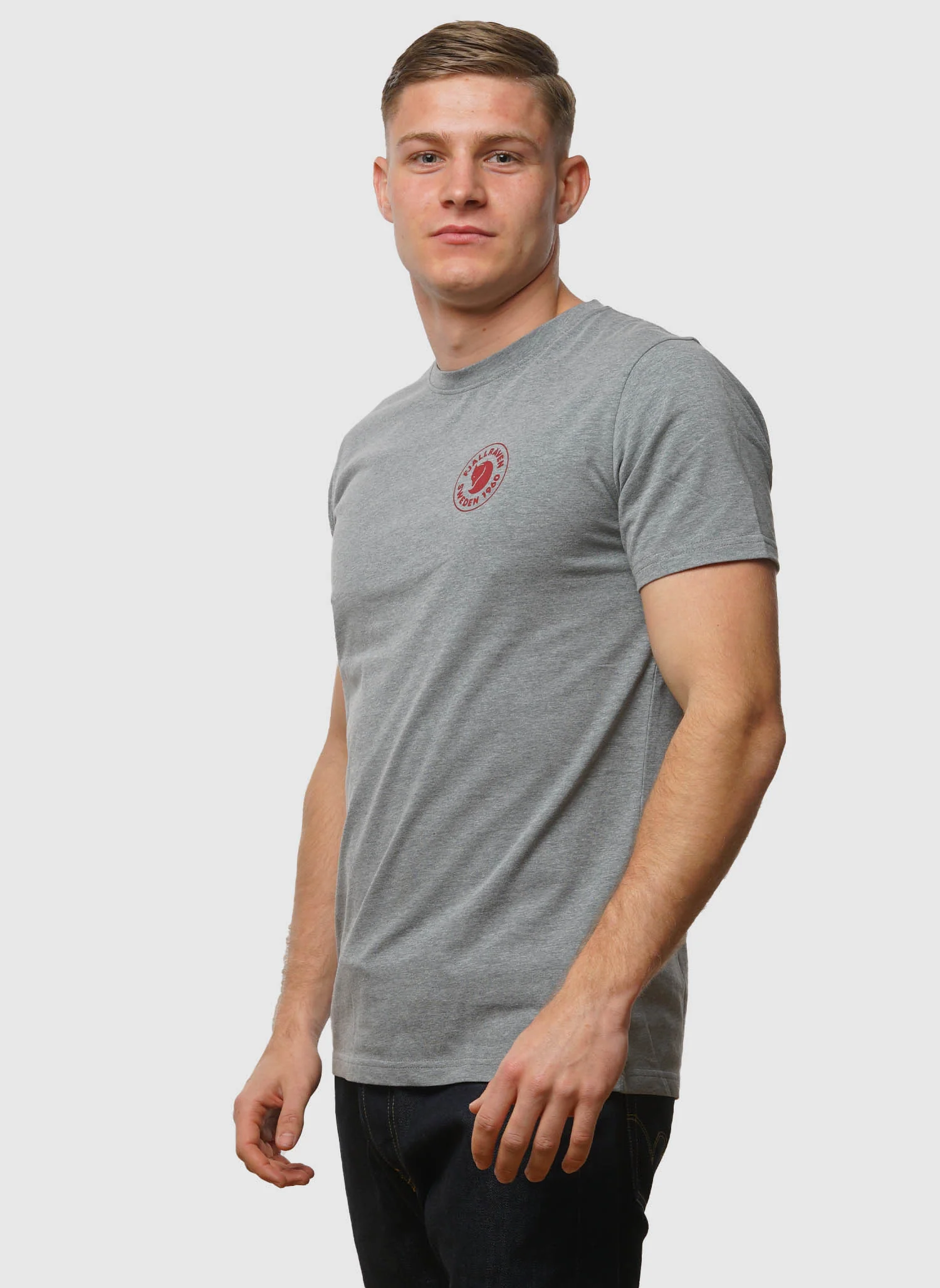 1960 Logo T-Shirt - Grey Melange - Image 2
