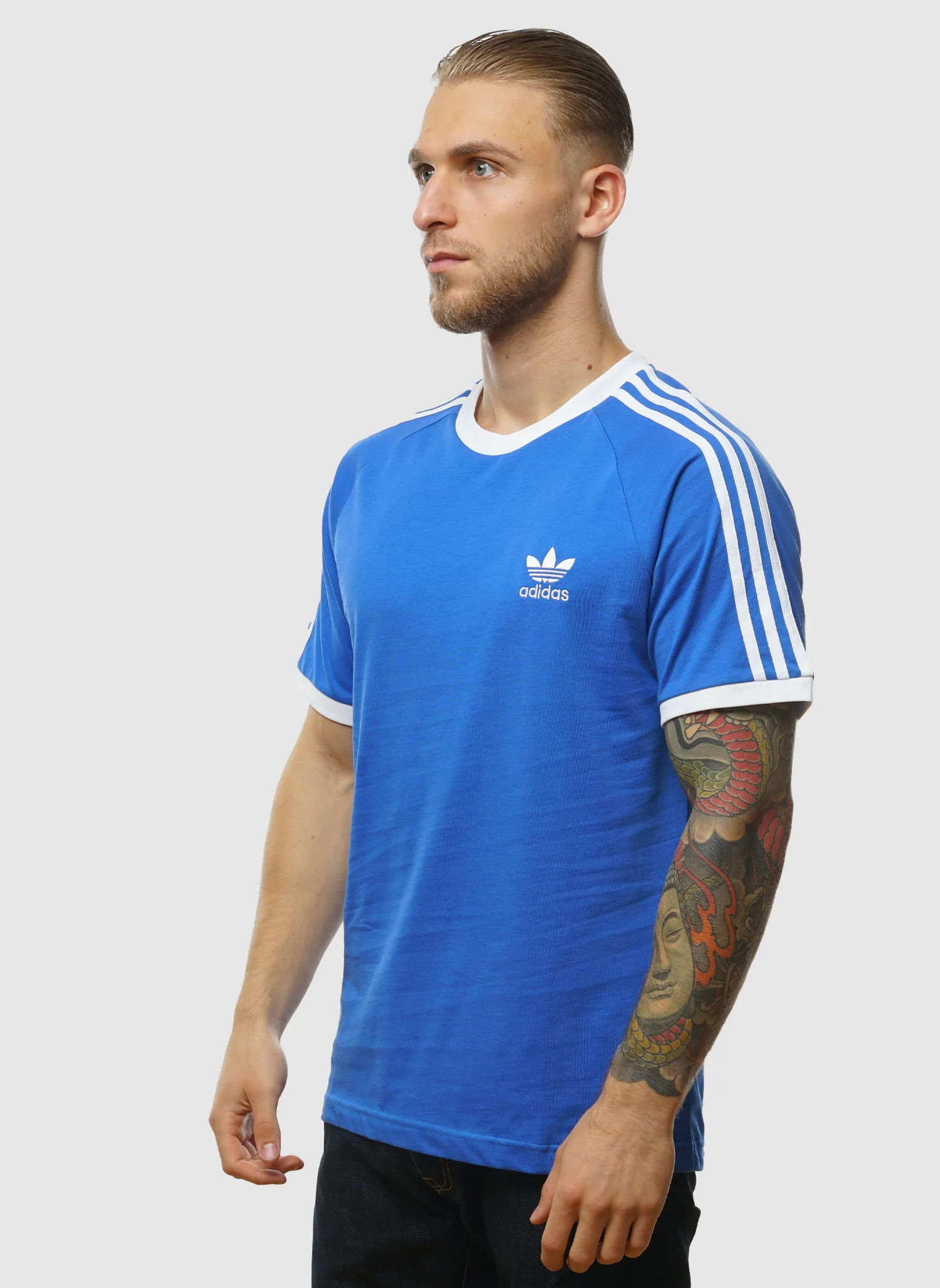 3-Stripes T-Shirt - Blue - Image 3