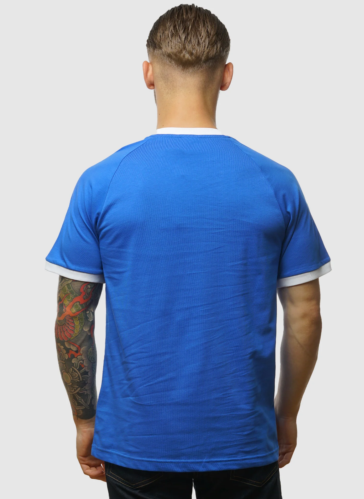 3-Stripes T-Shirt - Blue - Image 4