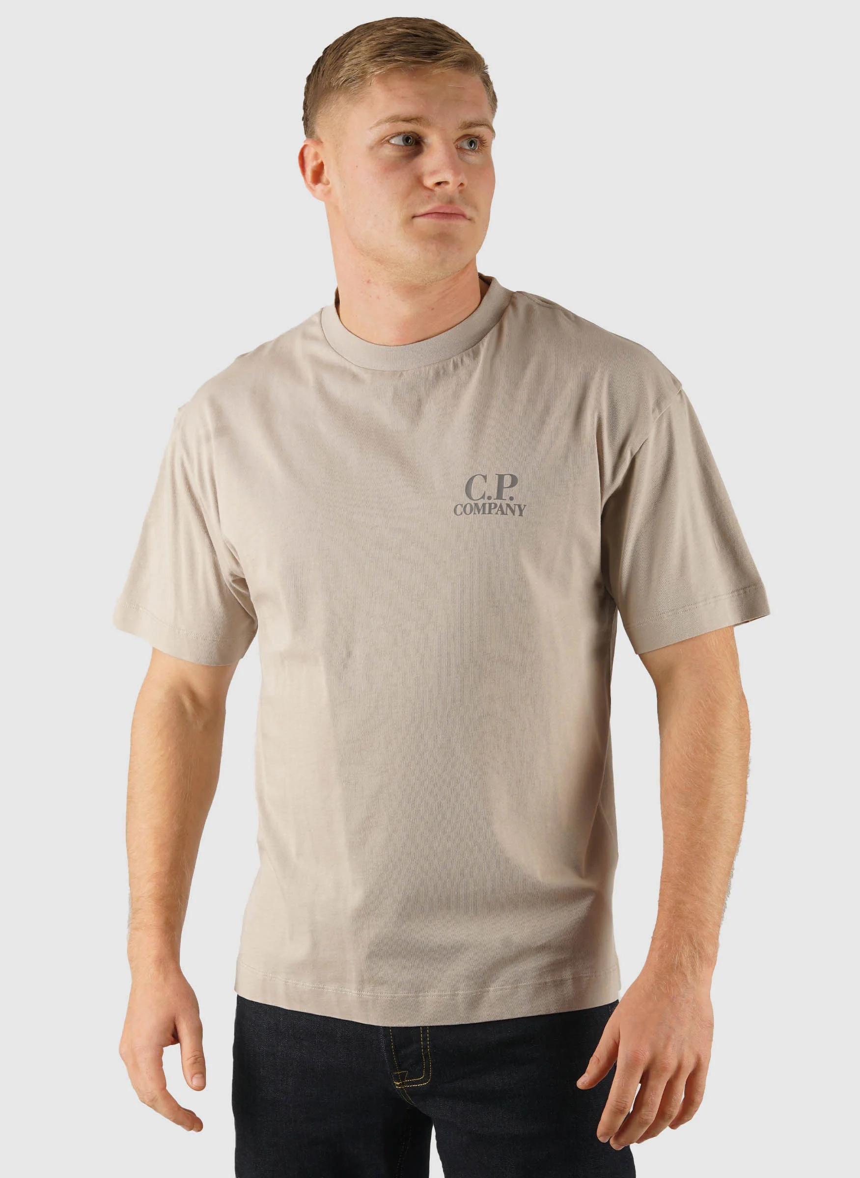 30/1 Logo Jersey T-Shirt - Dove - Image 2