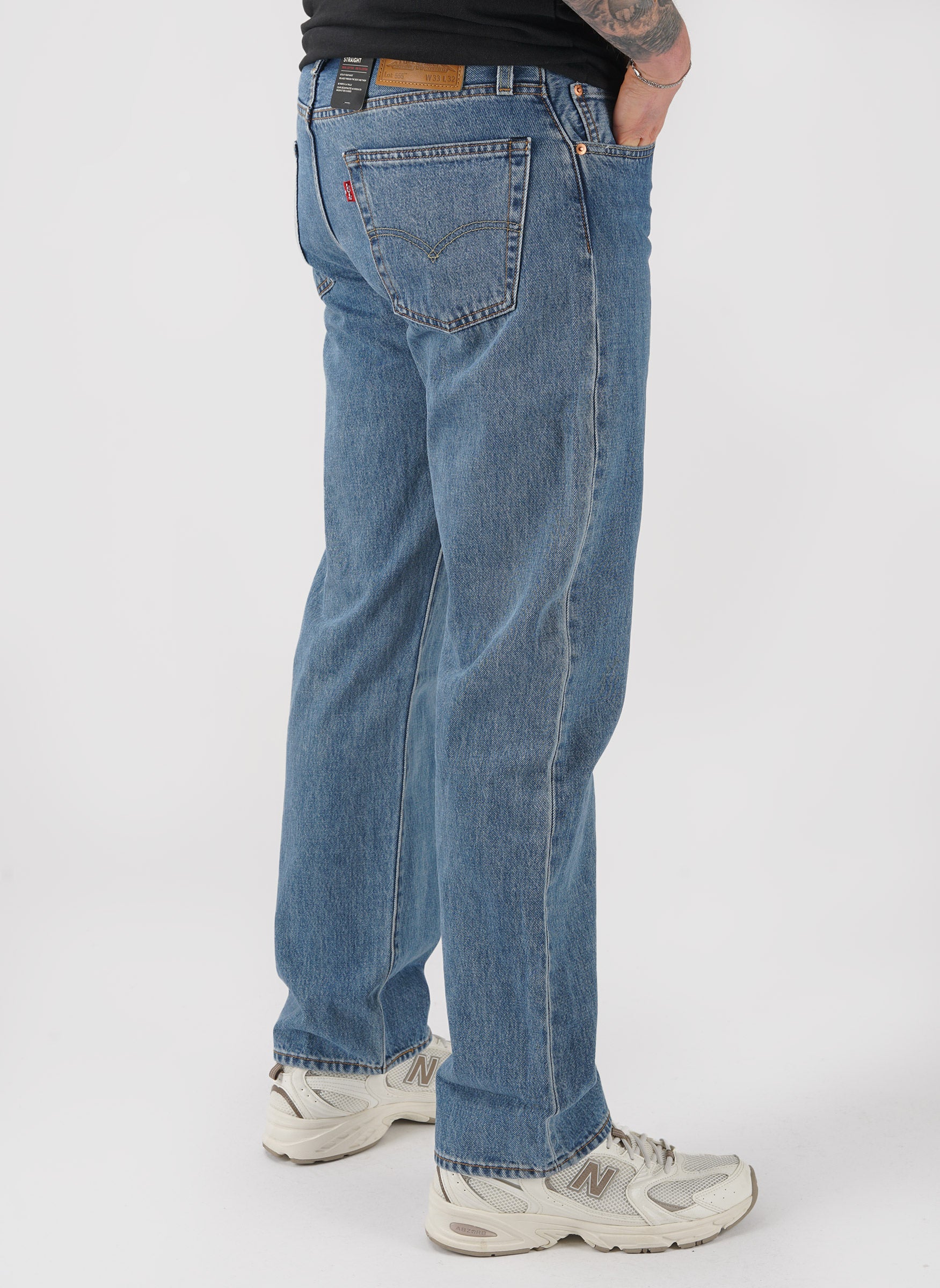 555™ Relaxed Straight Jeans - Blue Essentials - Image 3