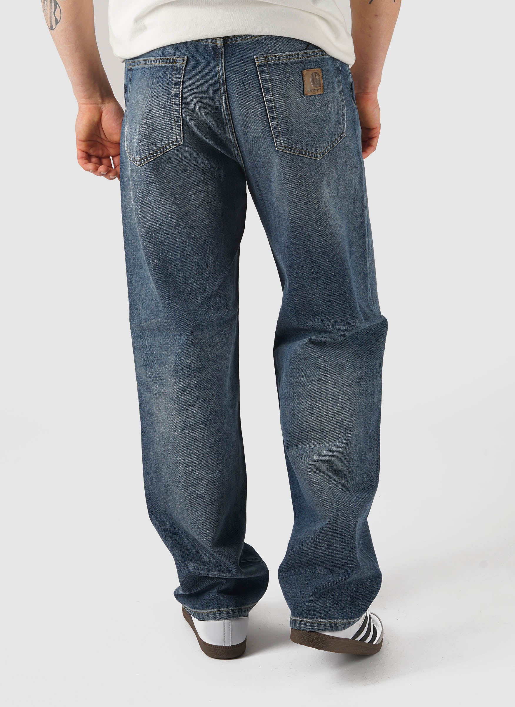 Aaron Pant Camano Denim - Blue Dark Used Washed - Image 4