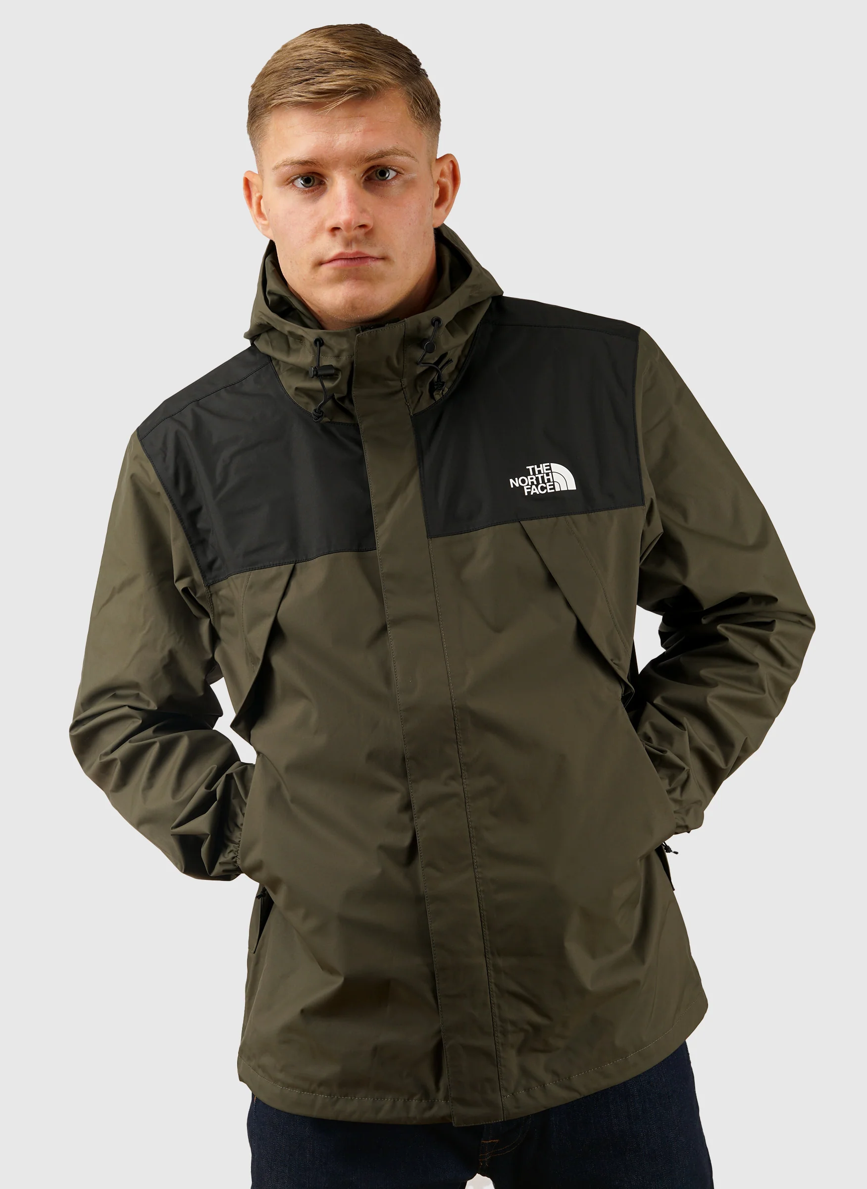 Antora Jacket - Green/TNF Black - Image 2
