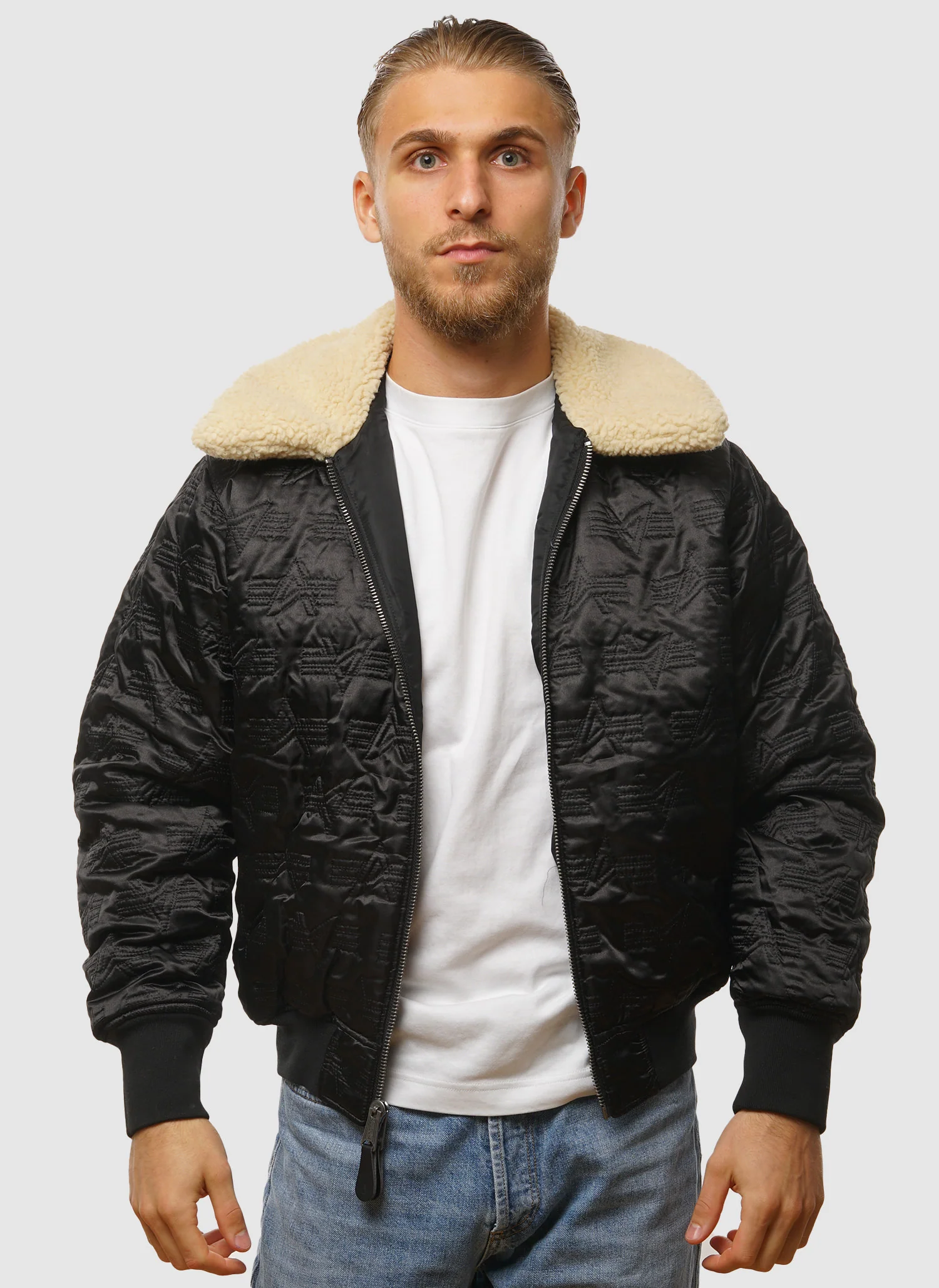 B-15 MOD Reversible Bomber Jacket - Black - Image 2