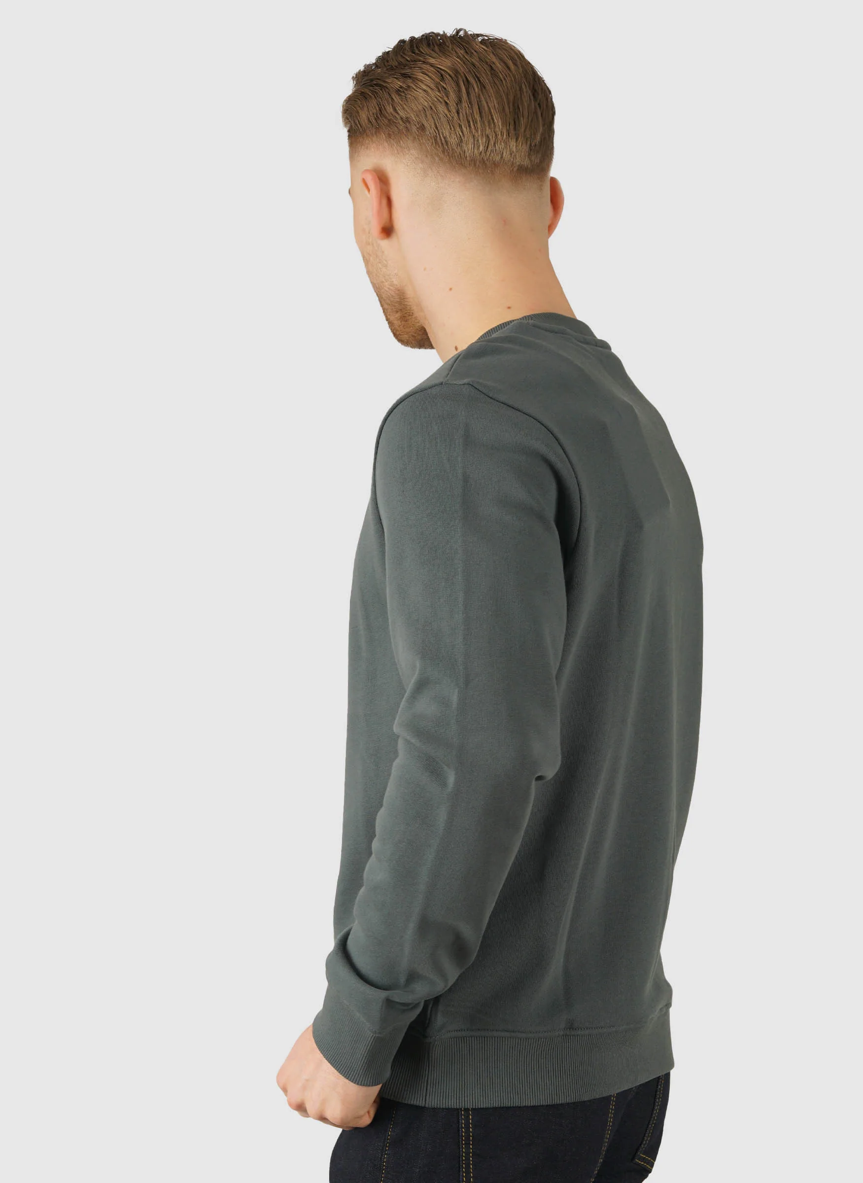 Balis Crew Neck Sweatshirt - Green Urban - Image 3