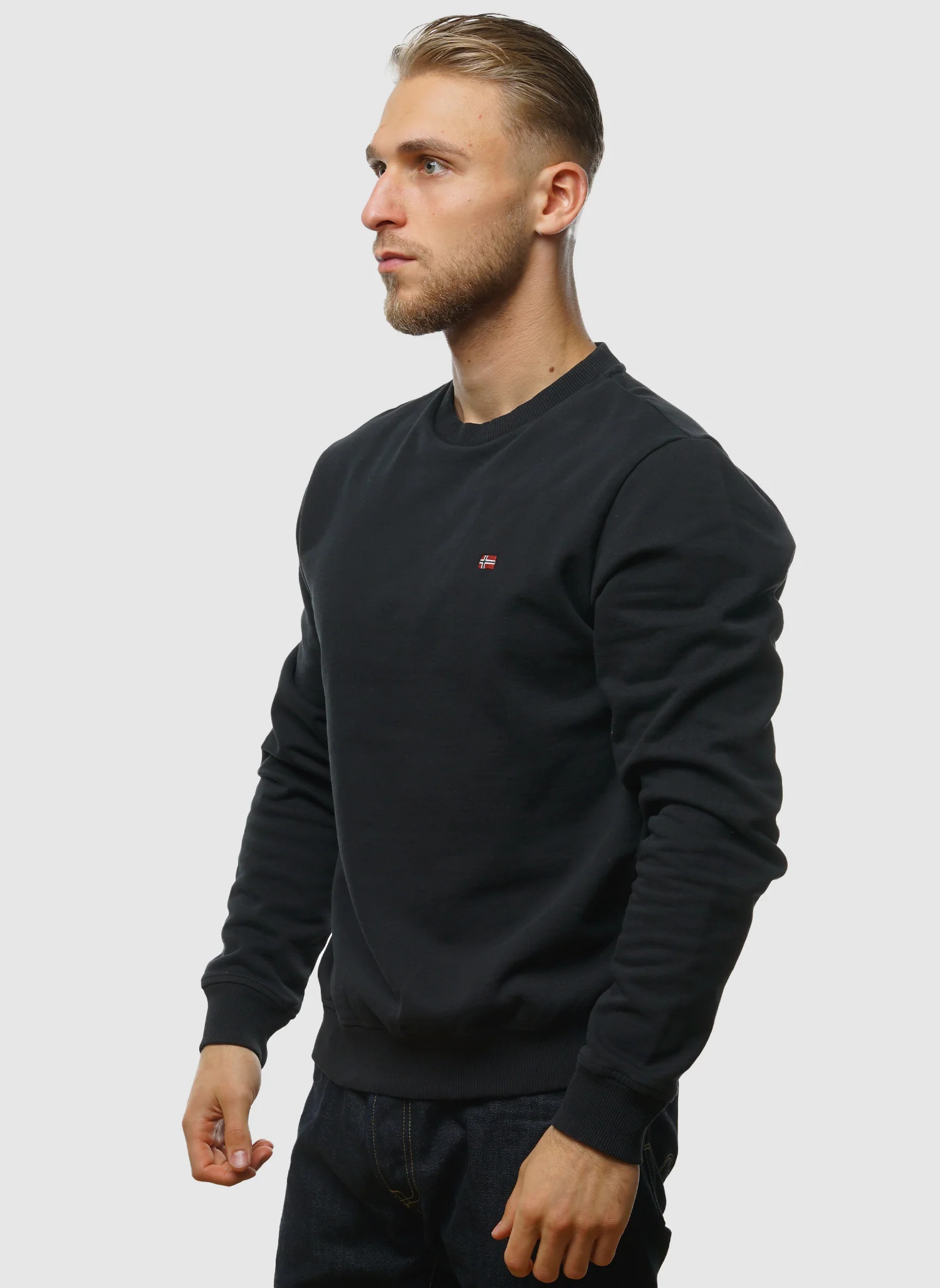 Balis Crew Neck Sweatshirt - Black - Image 3