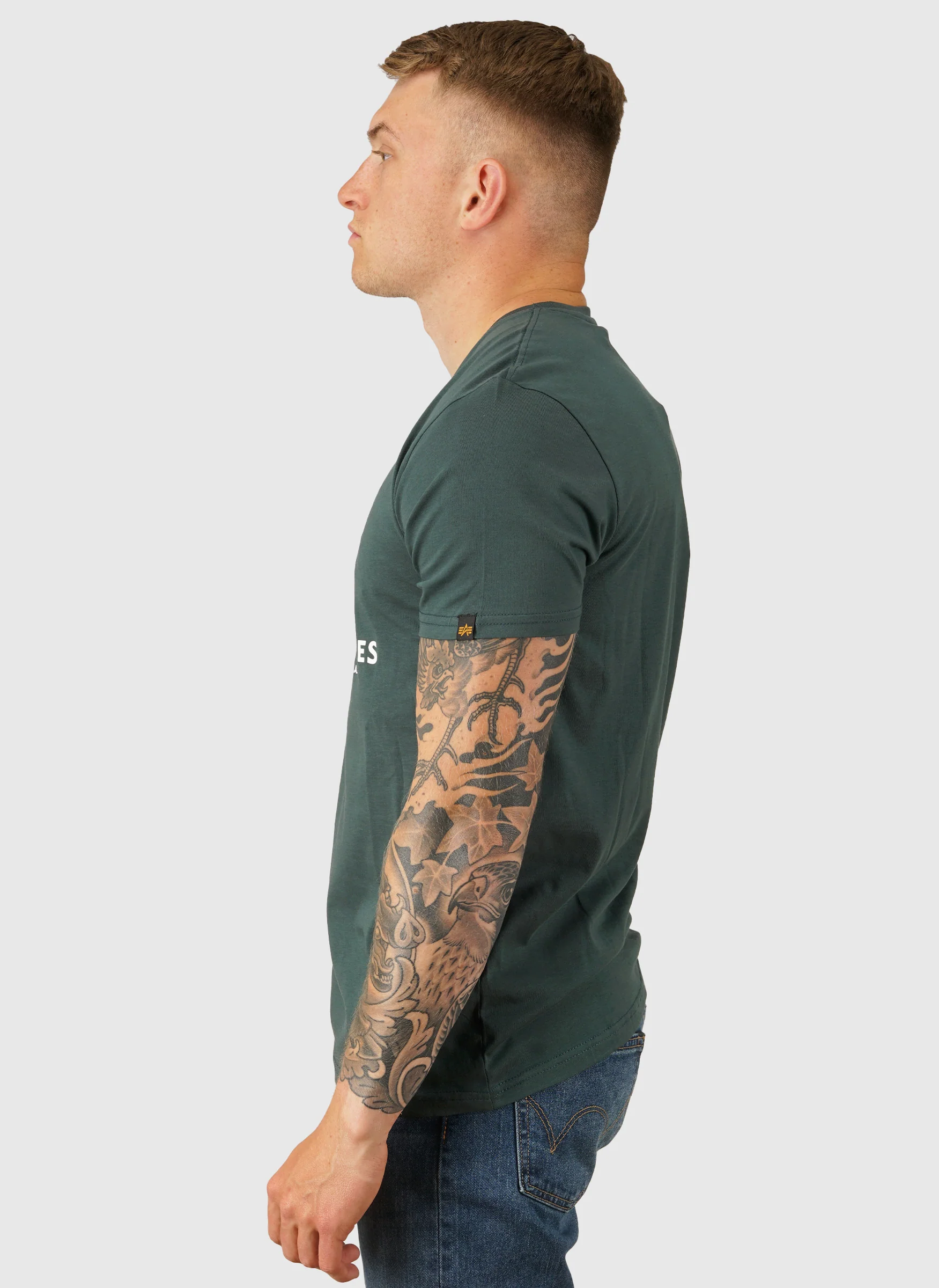 Basic T-Shirt - Navy Green - Image 2