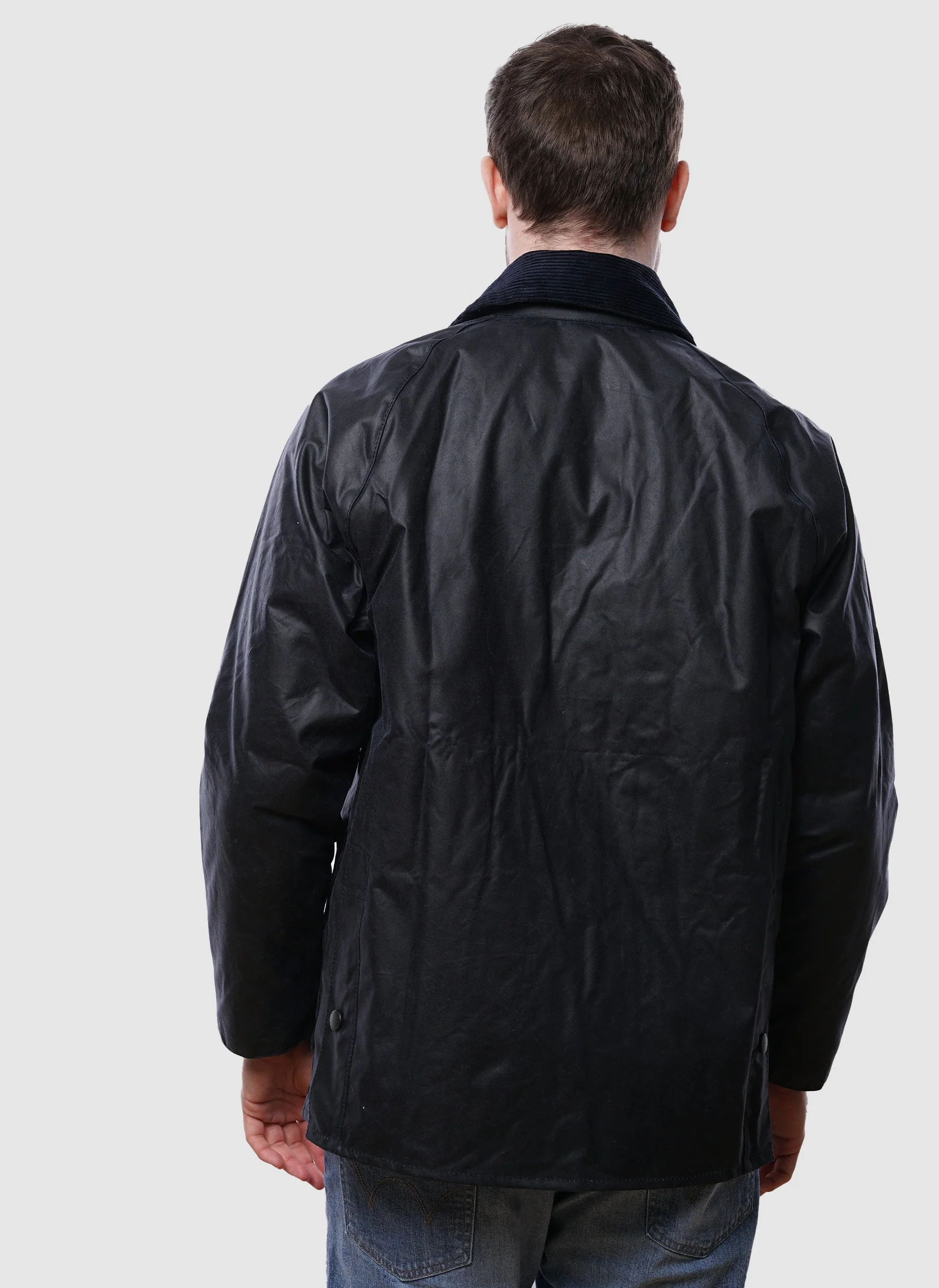 Bedale Wax Jacket - Navy - Image 4