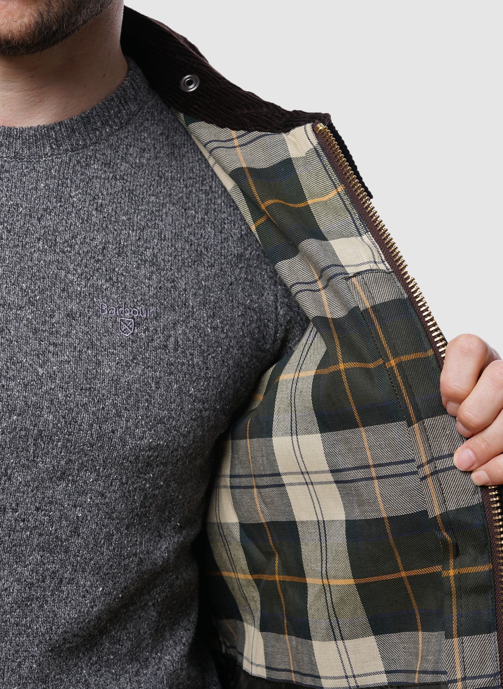 Bedale Wax Jacket - Sage - Image 7