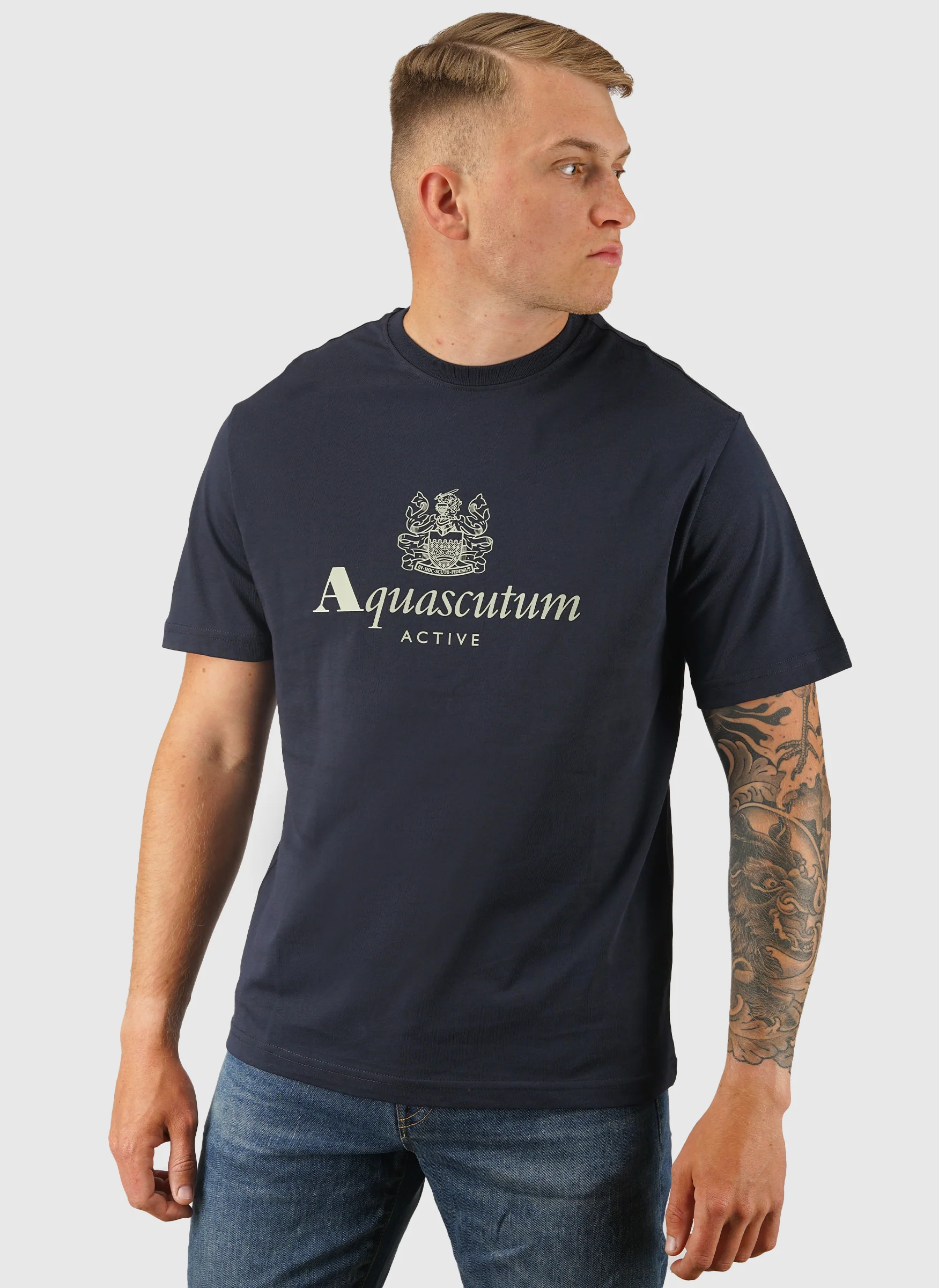 Big Logo T-Shirt - Navy - Image 2