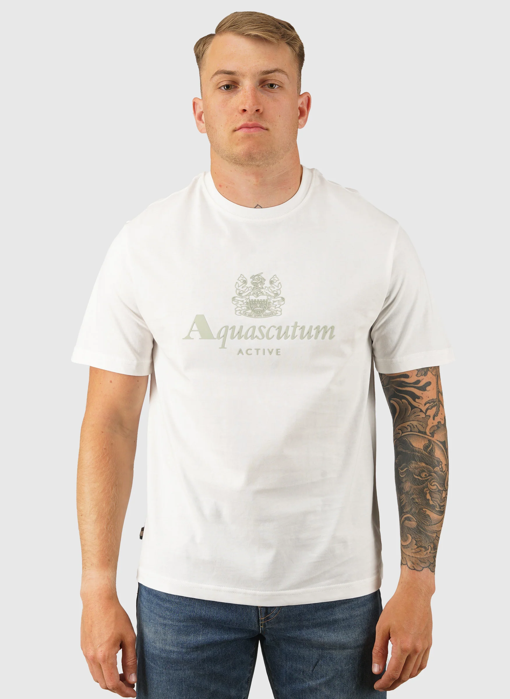 Big Logo T-Shirt - Old White - Image 2