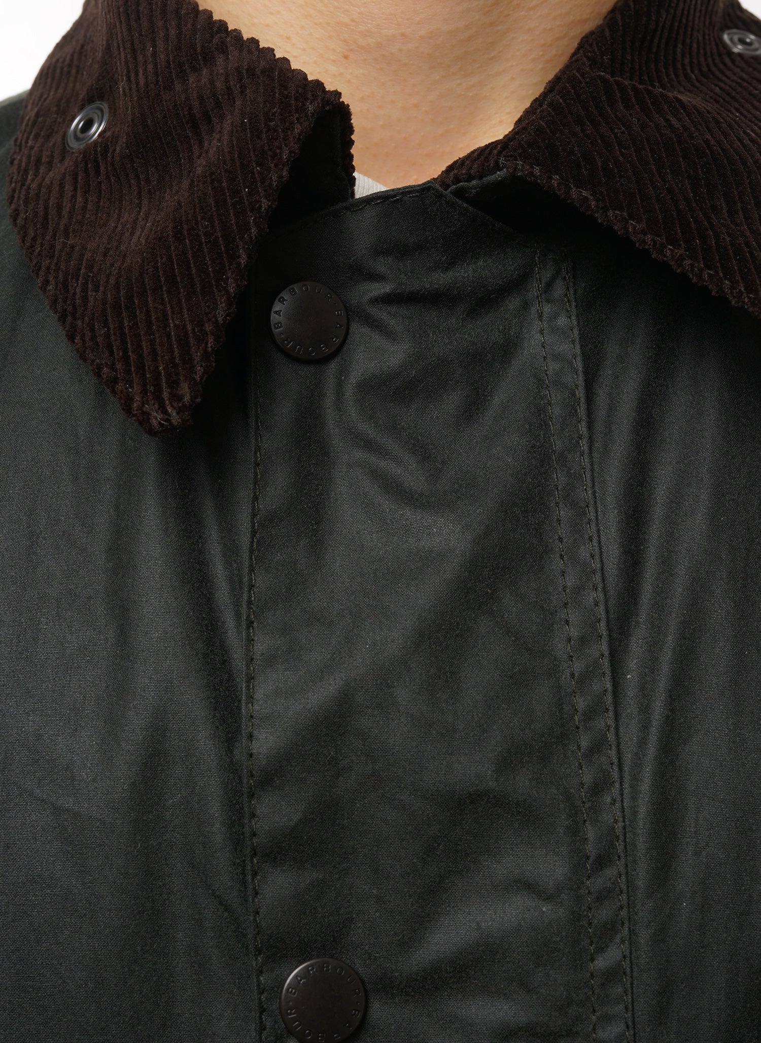 Border Waxed Jacket - Sage - Image 6