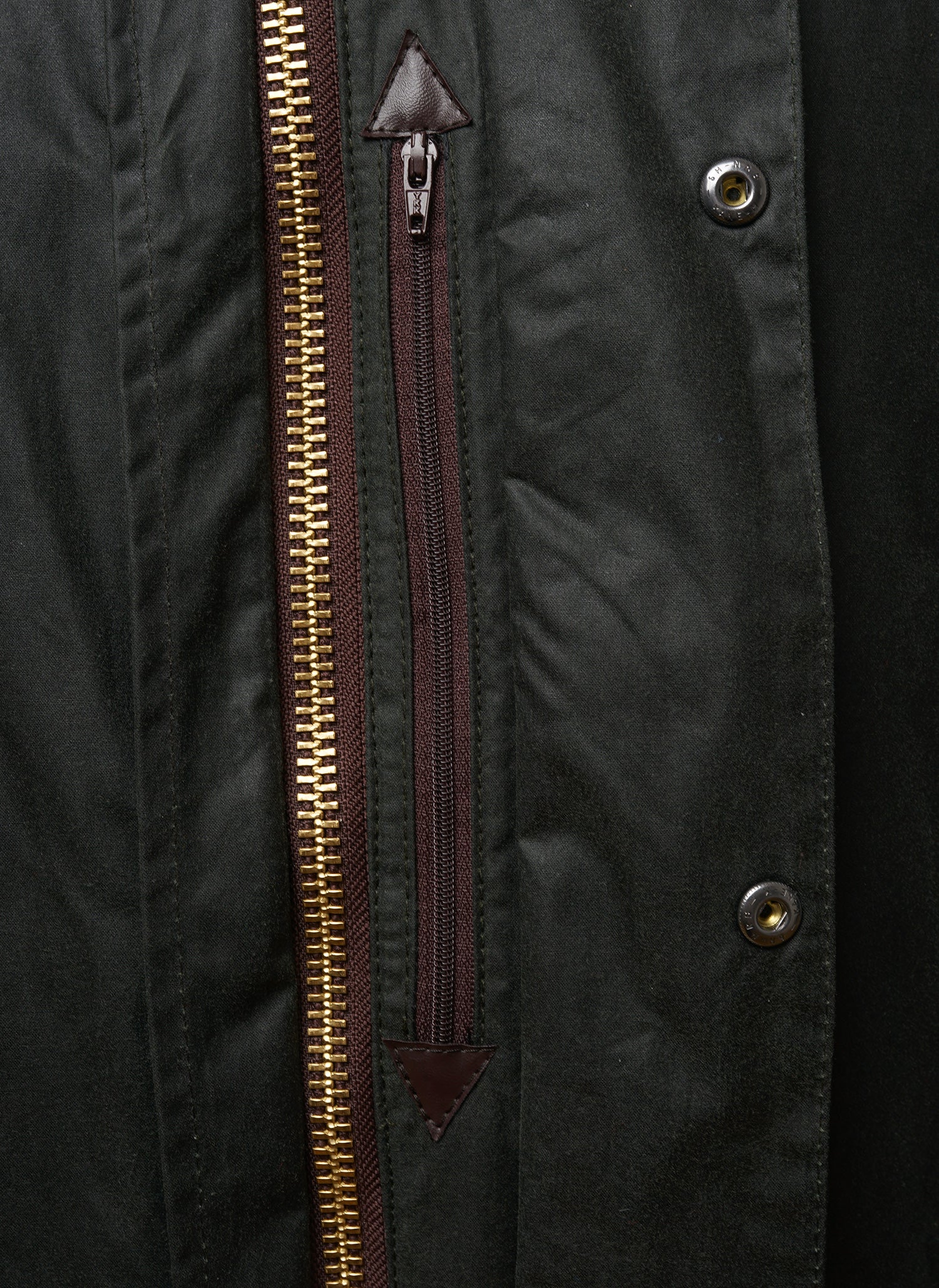 Border Waxed Jacket - Sage - Image 7