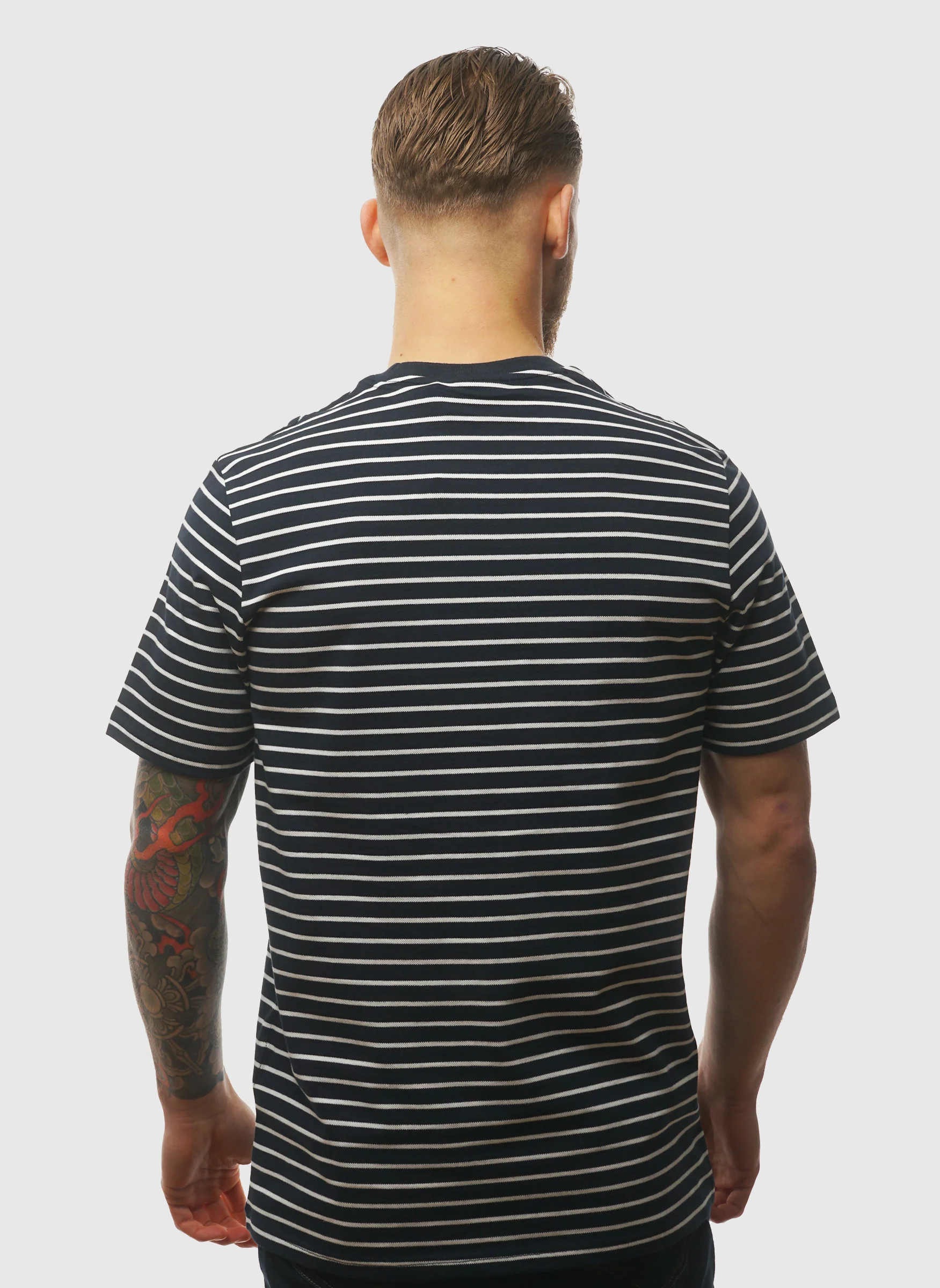 Breton T-Shirt - Dark Navy/White - Image 2