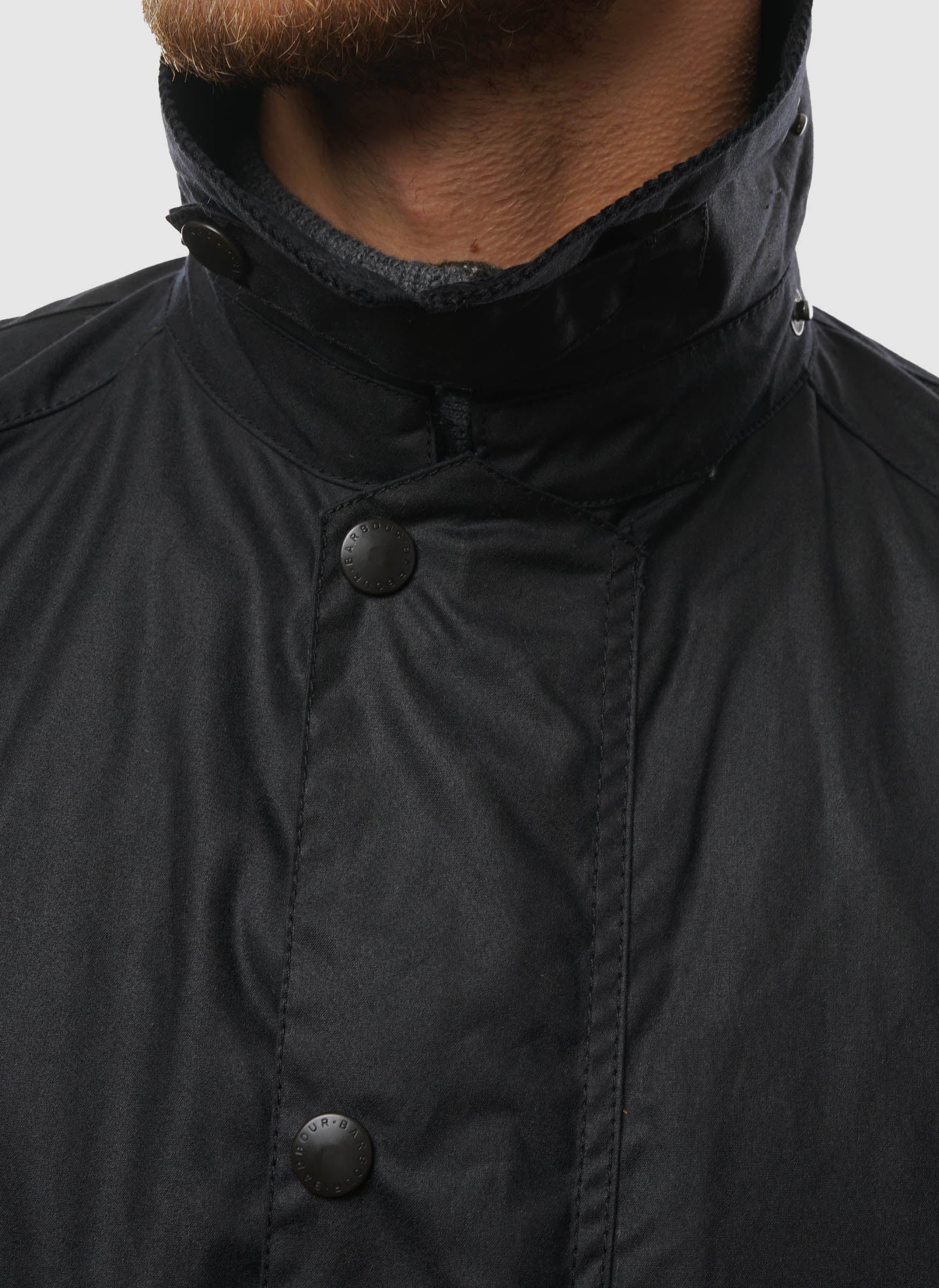 Bristol Wax Jacket - Navy - Image 6