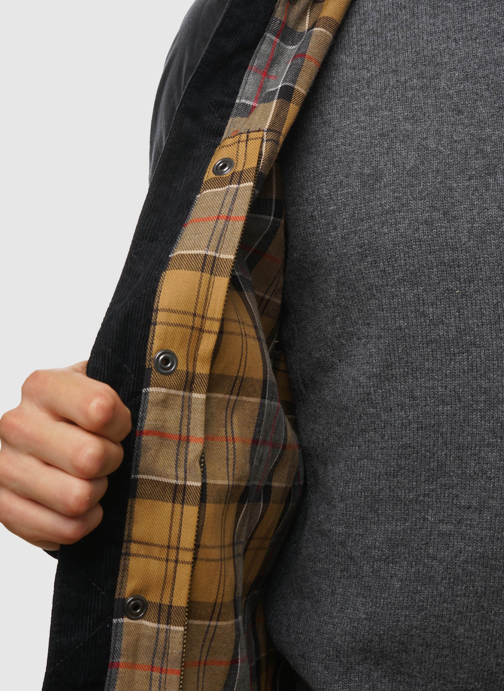Bristol Wax Jacket - Navy - Image 7