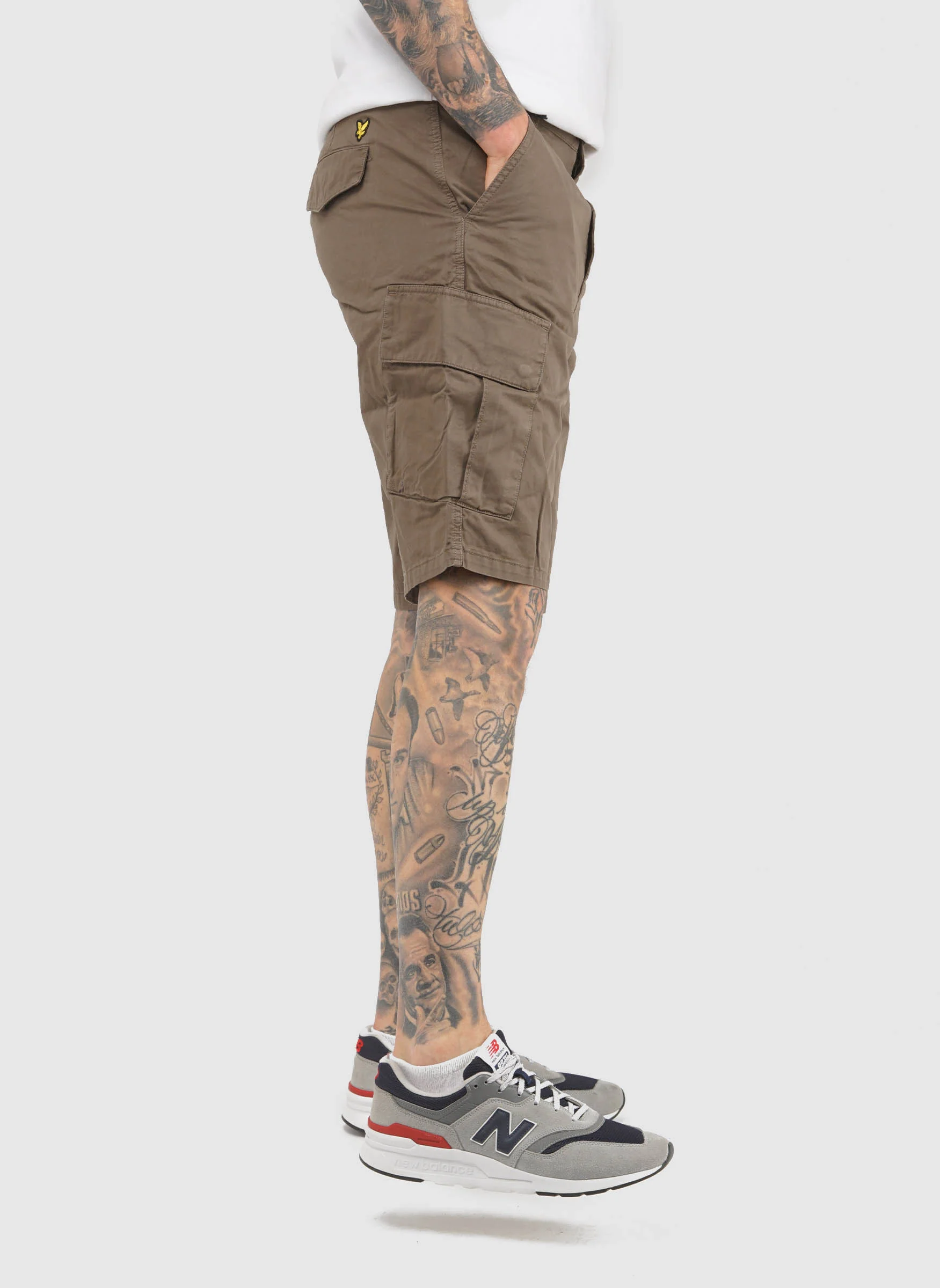 Cargo Shorts - Khaki Ash - Image 3