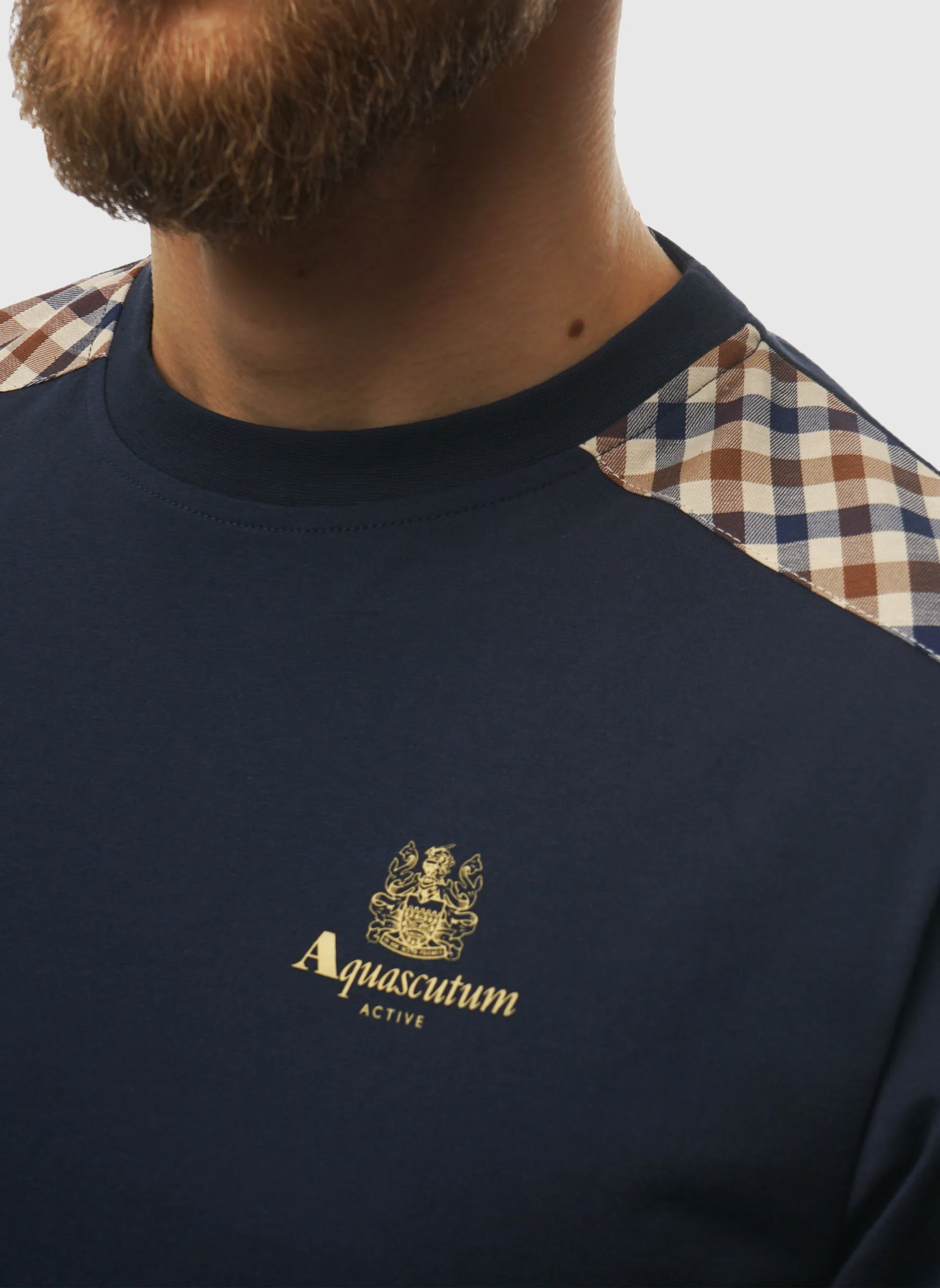 CC Shoulder T-Shirt - Navy - Image 3
