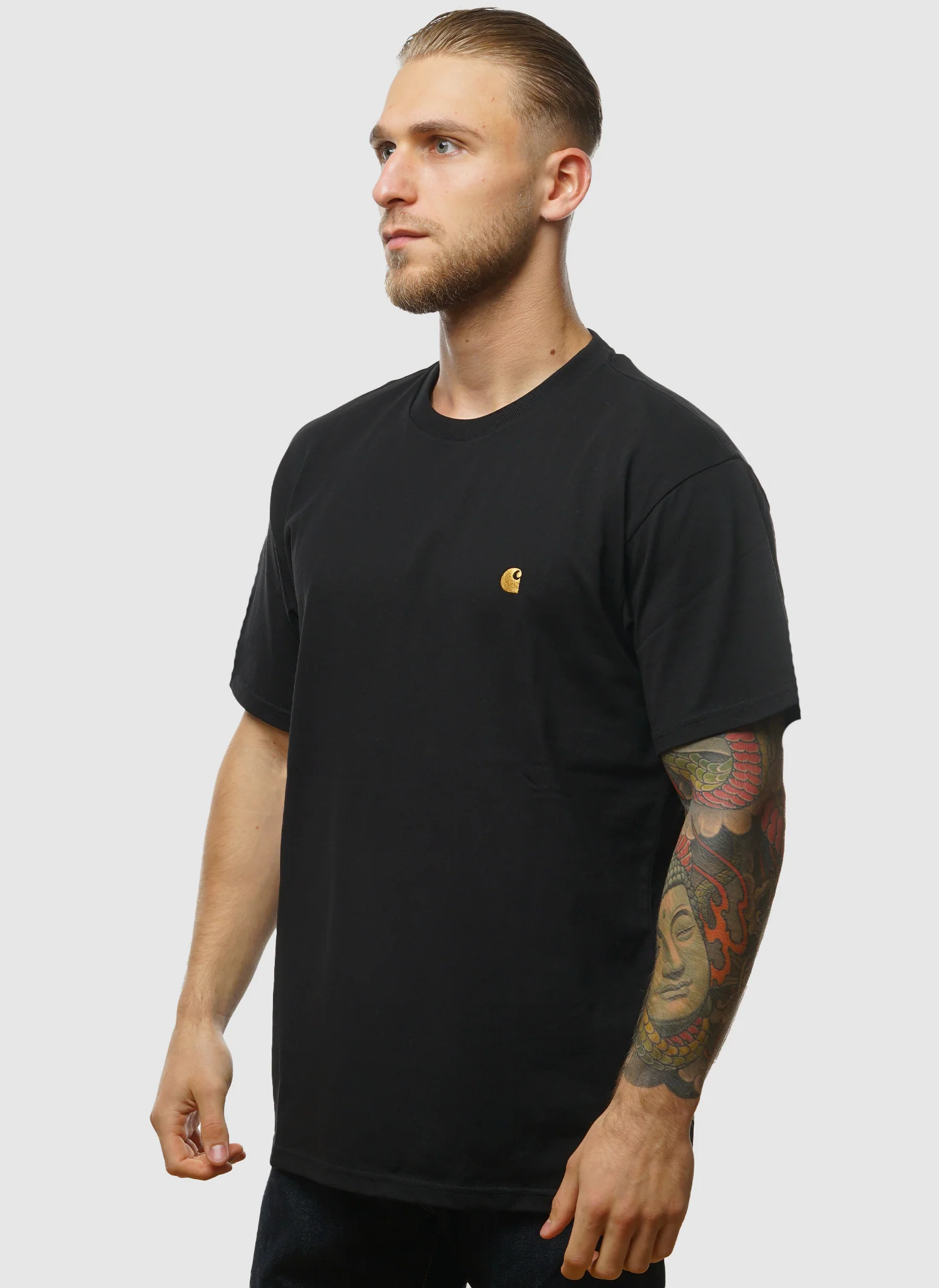 Chase T-Shirt - Black/Gold - Image 2