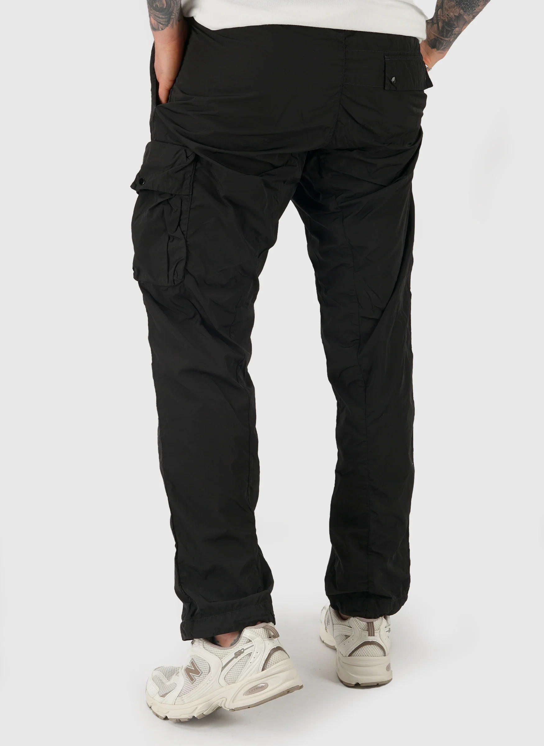 Chrome-R Cargo Lens Pants - Black - Image 3