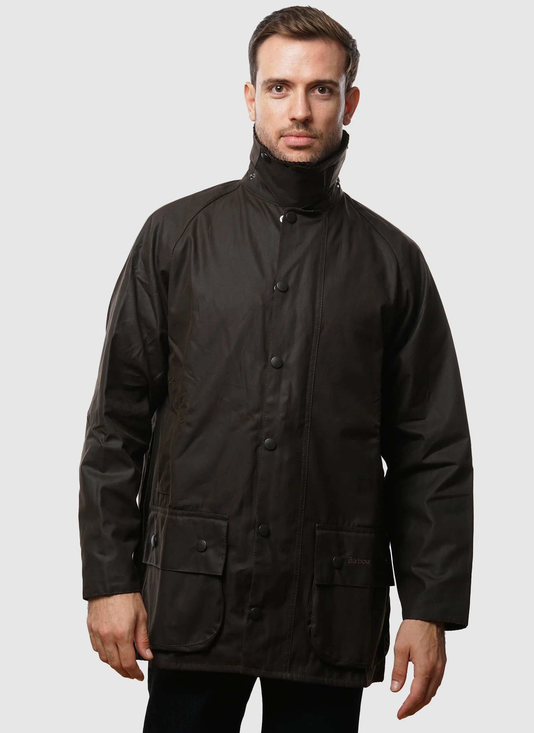Classic Beaufort Wax Jacket - Olive - Image 4