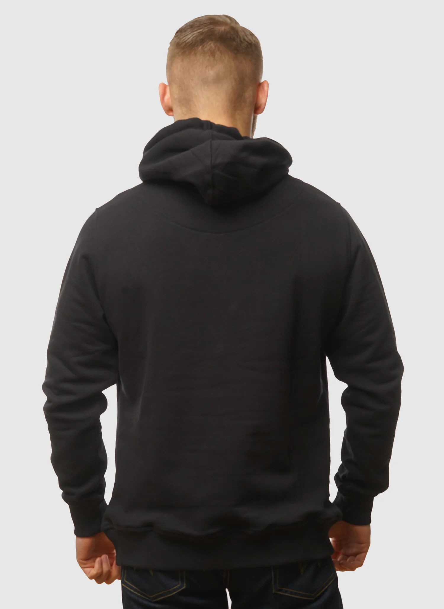 Classic Label Hoodie - Black - Image 4