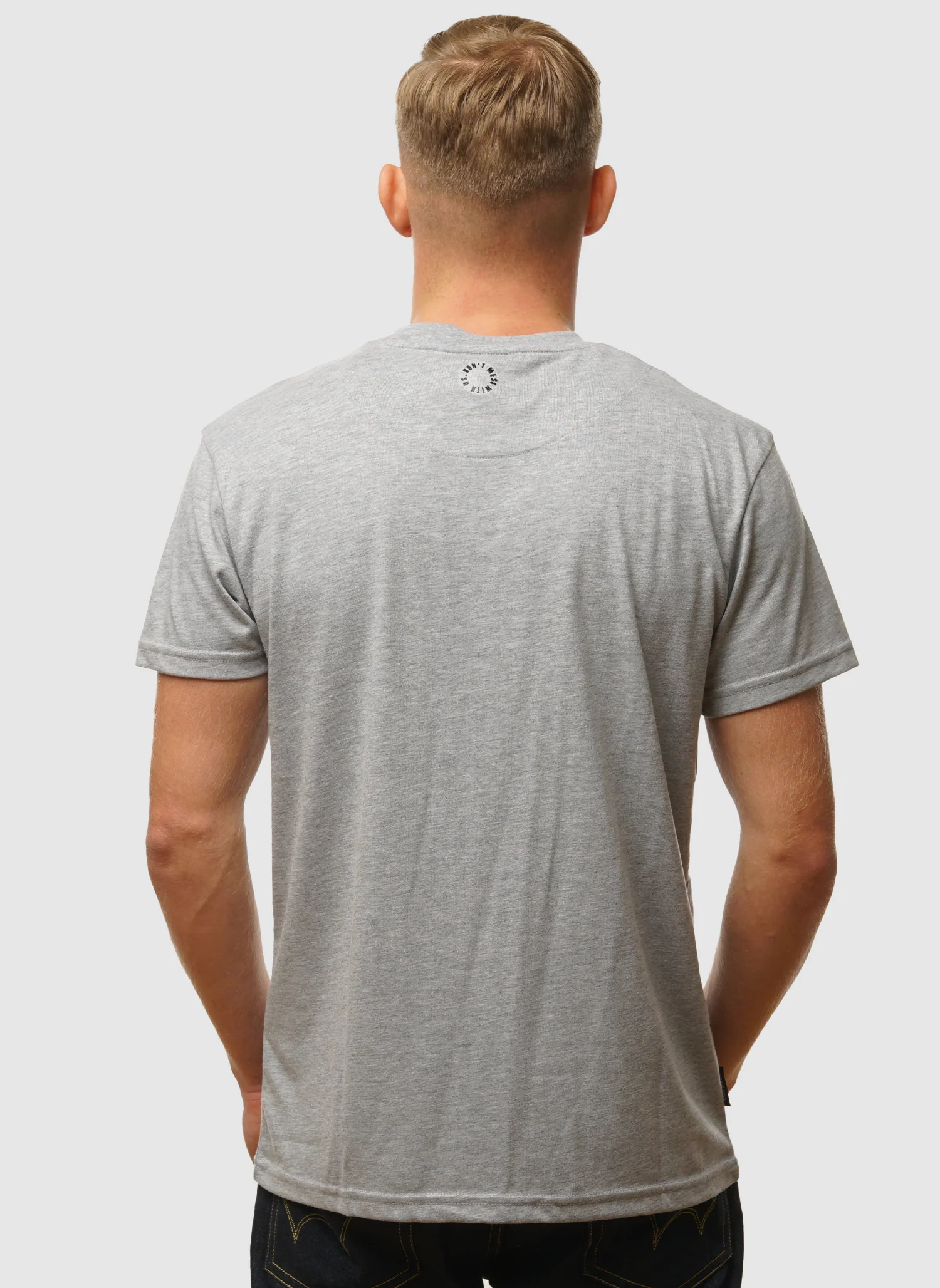 Classic Label T-Shirt - Grey - Image 3