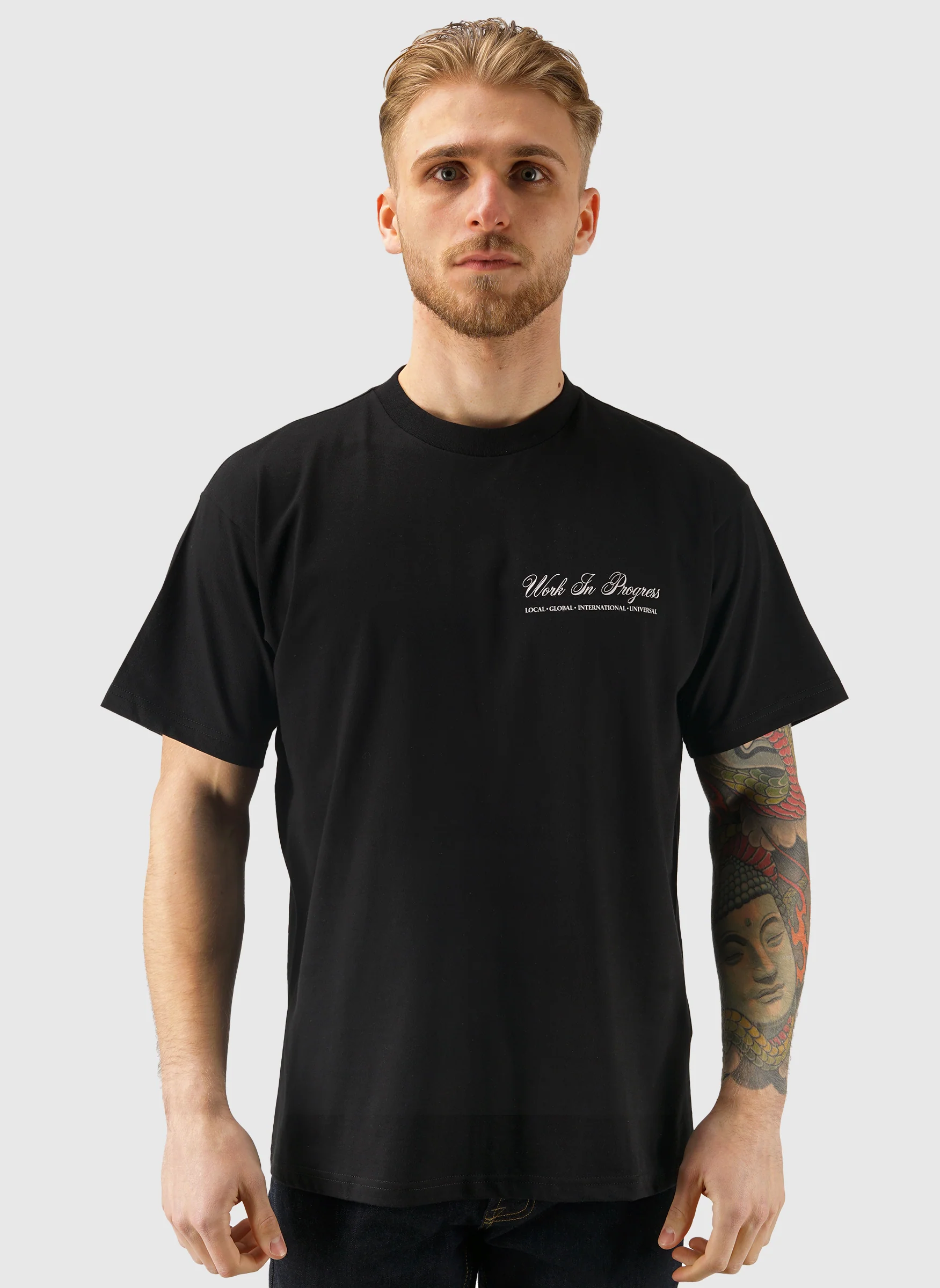 Cloud Heart T-Shirt - Black - Image 2