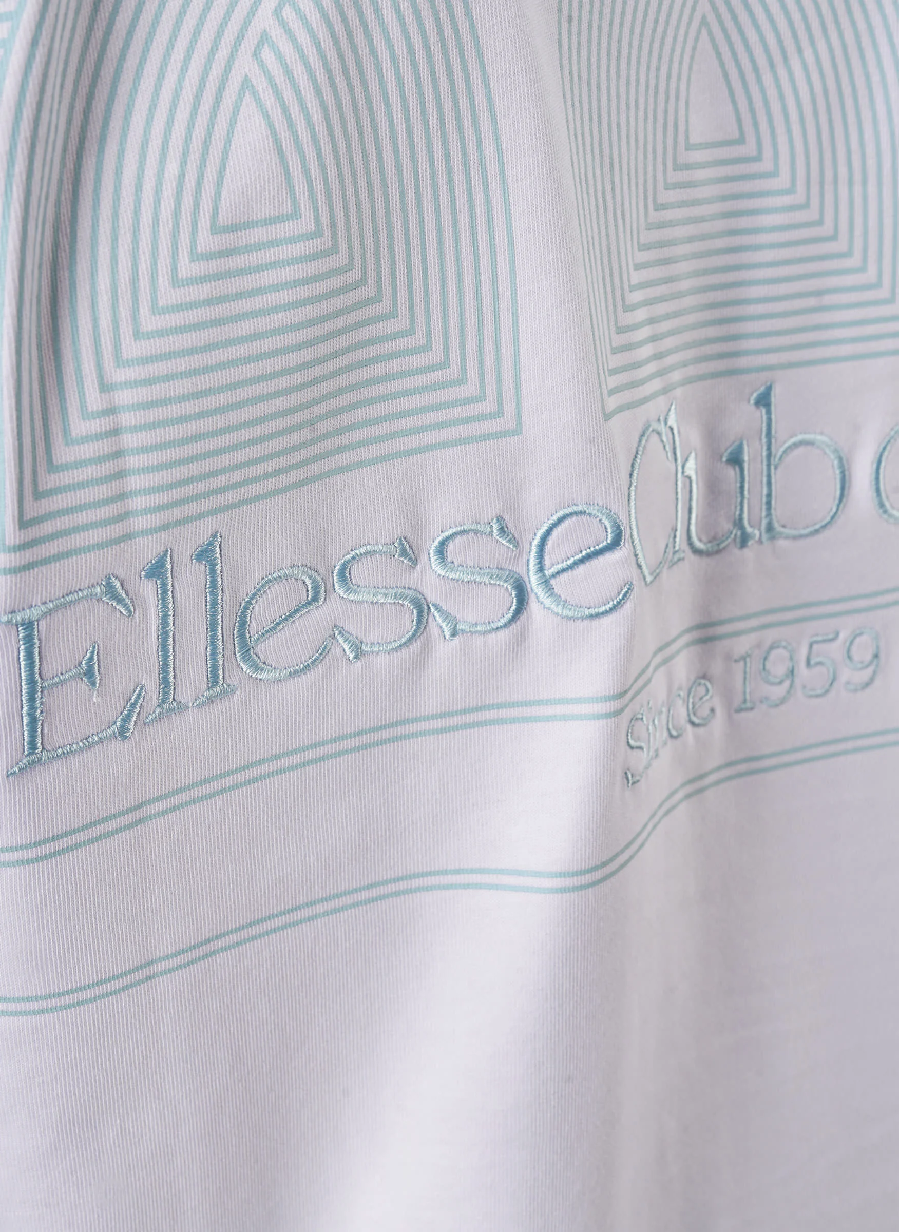 Club Di Corsa T-Shirt - White/Light Blue - Image 3