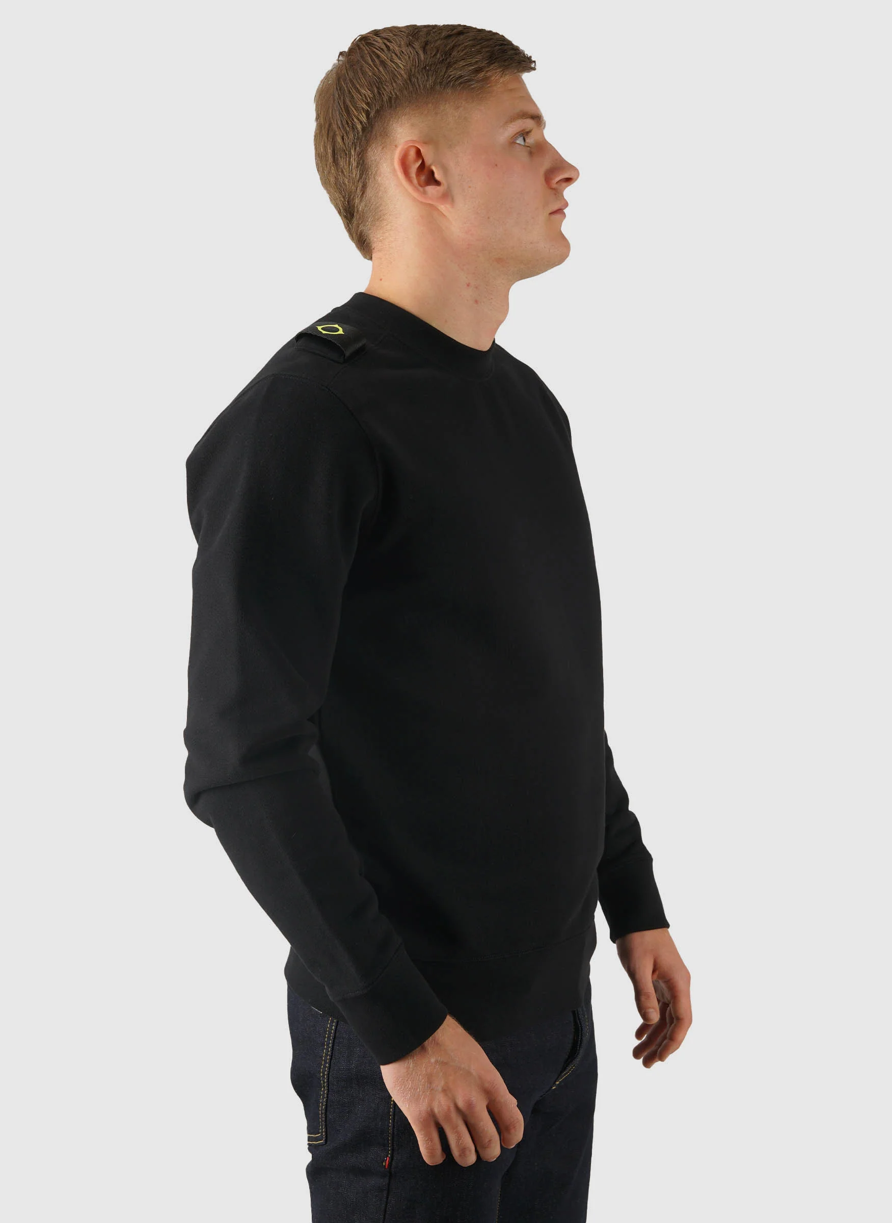Core Crew Sweatshirt - Jet Black - Image 3