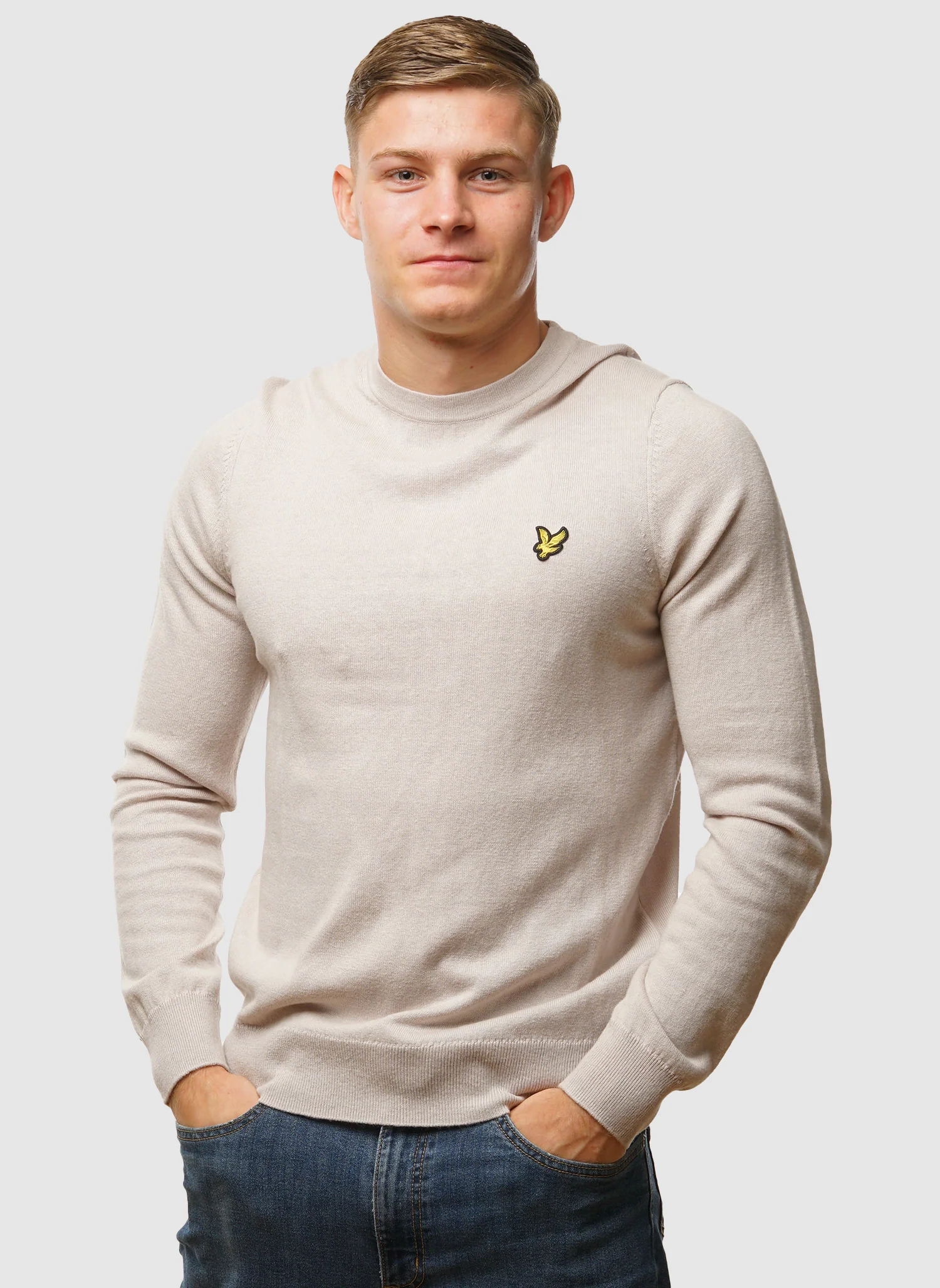 Cotton Merino 12gg Jumper - Cove - Image 2