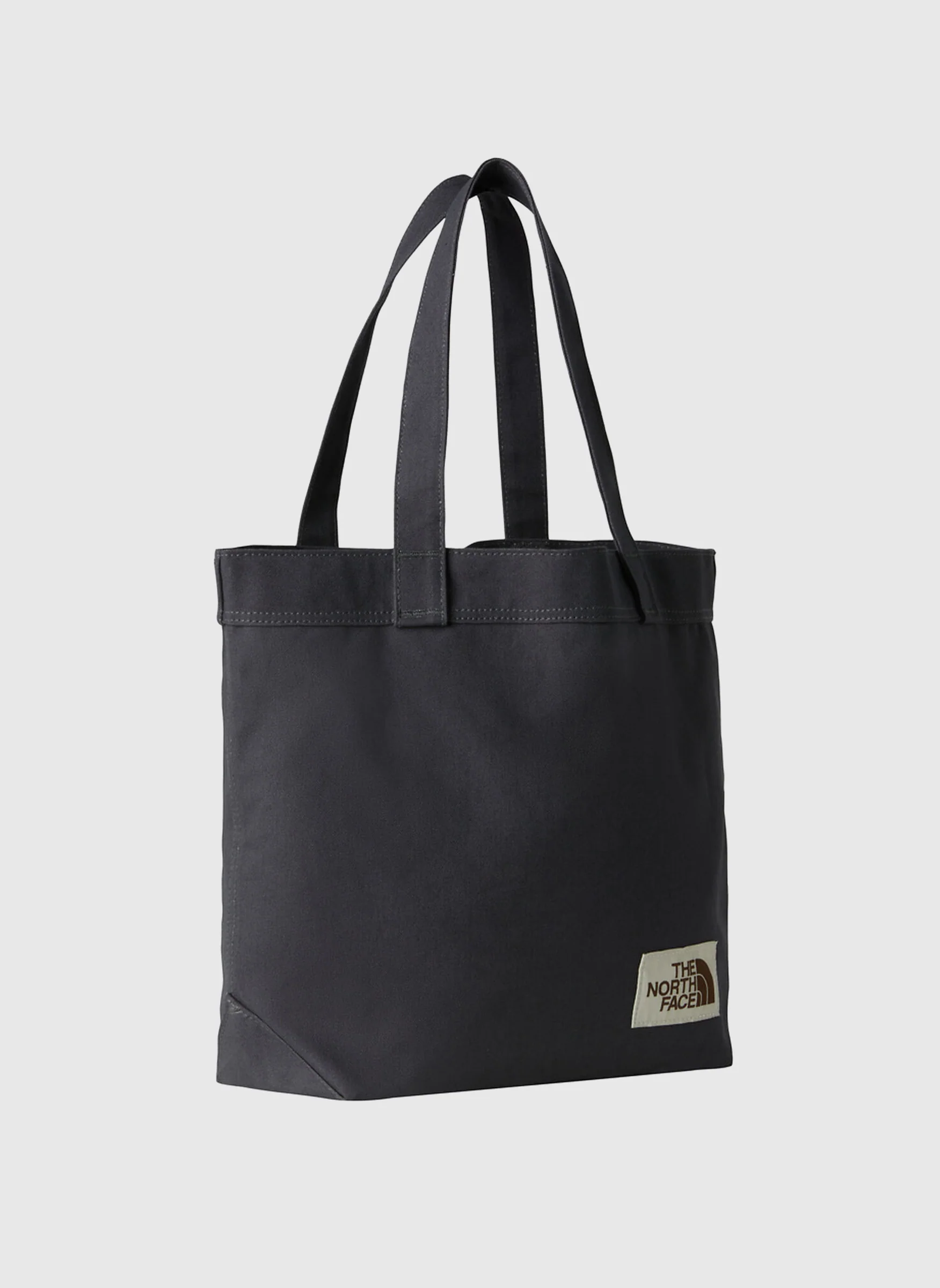 Cotton Tote Bag - Asphalt Grey/TNF White - Image 2