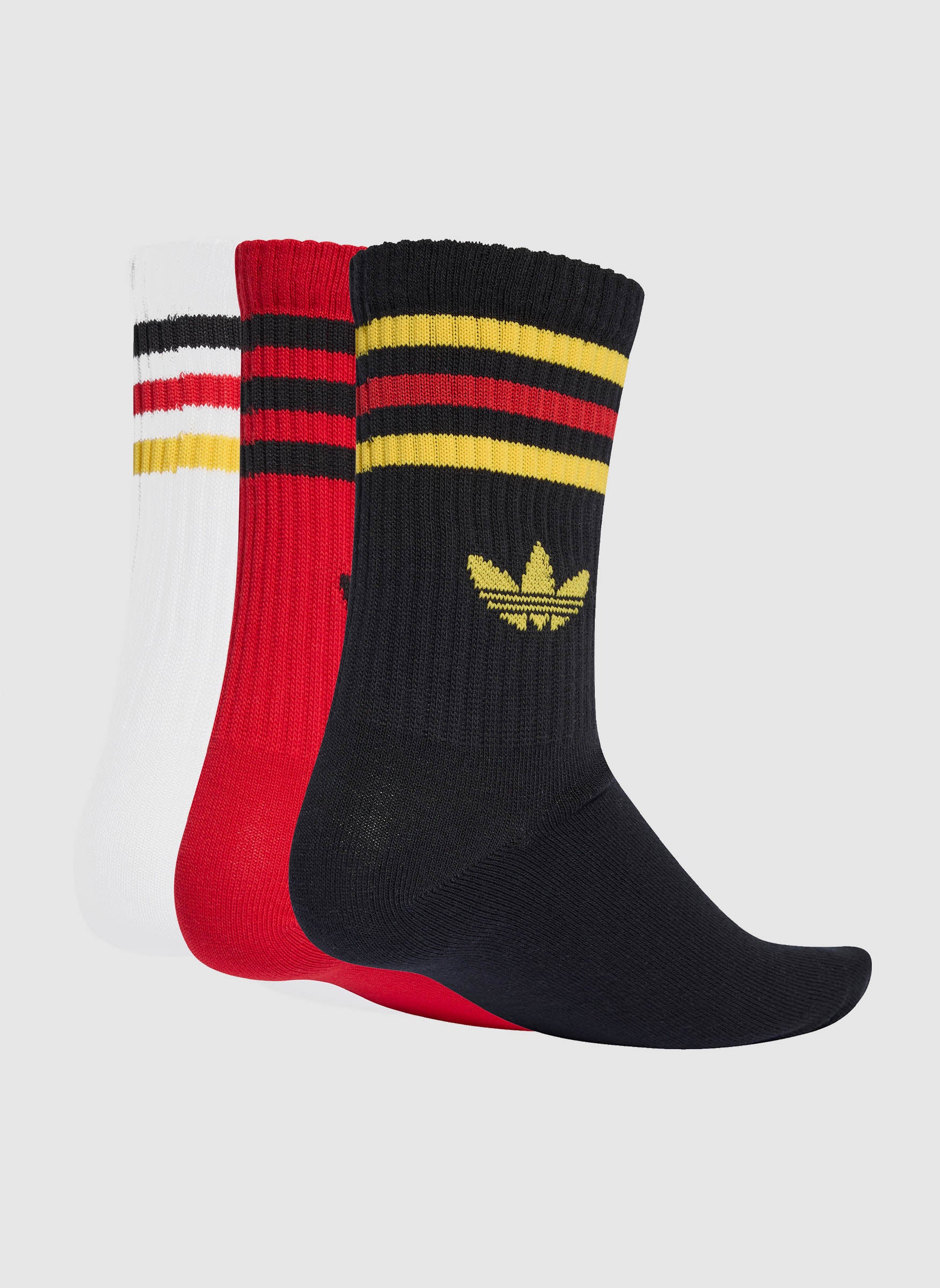 Crew 3er-Pack Socken - Black/Red/Gold - Image 2