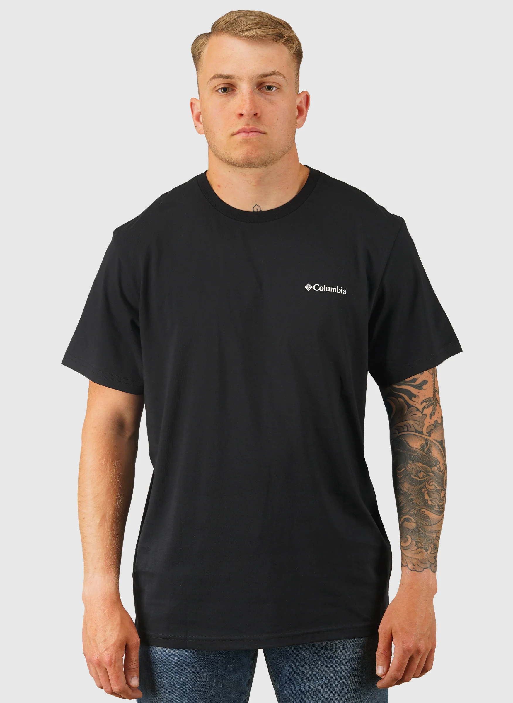 CSC Outdoor Back Graphic T-Shirt - Black Shining - Image 2