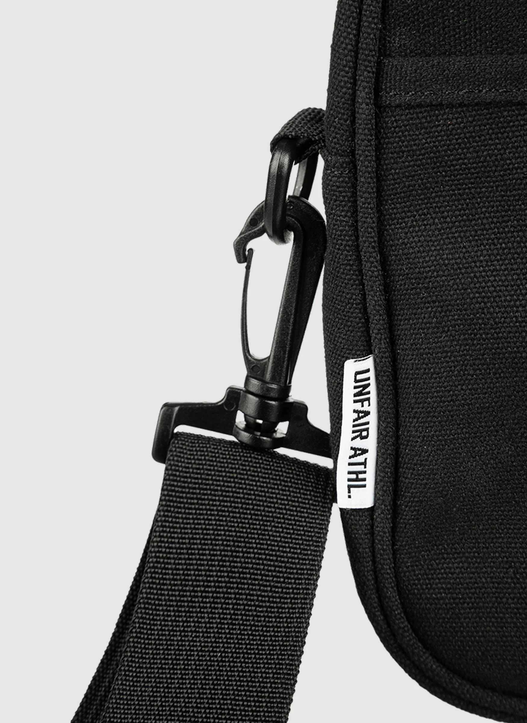 Curved Shoulder Bag - Black - Image 4