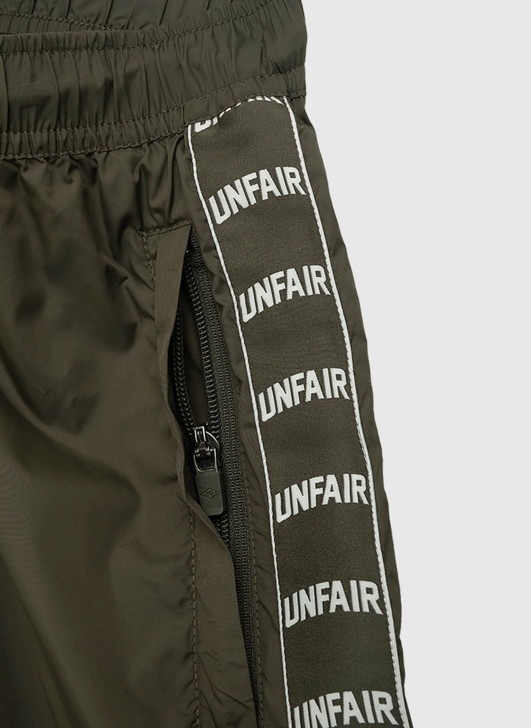 Curved Tape Trackshorts - Olive - Image 4
