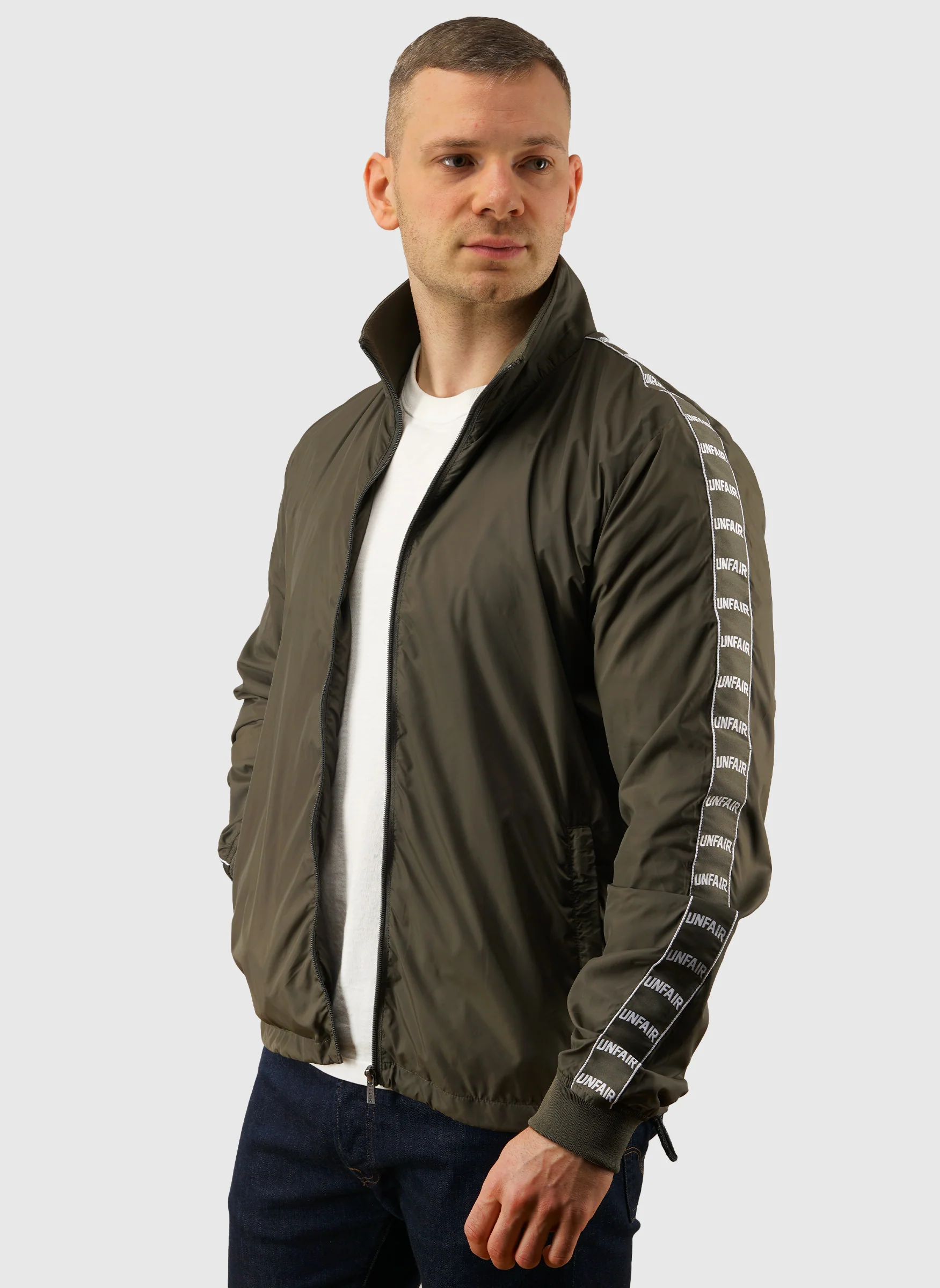 Curved Tape Tracktop - Olive - Image 2