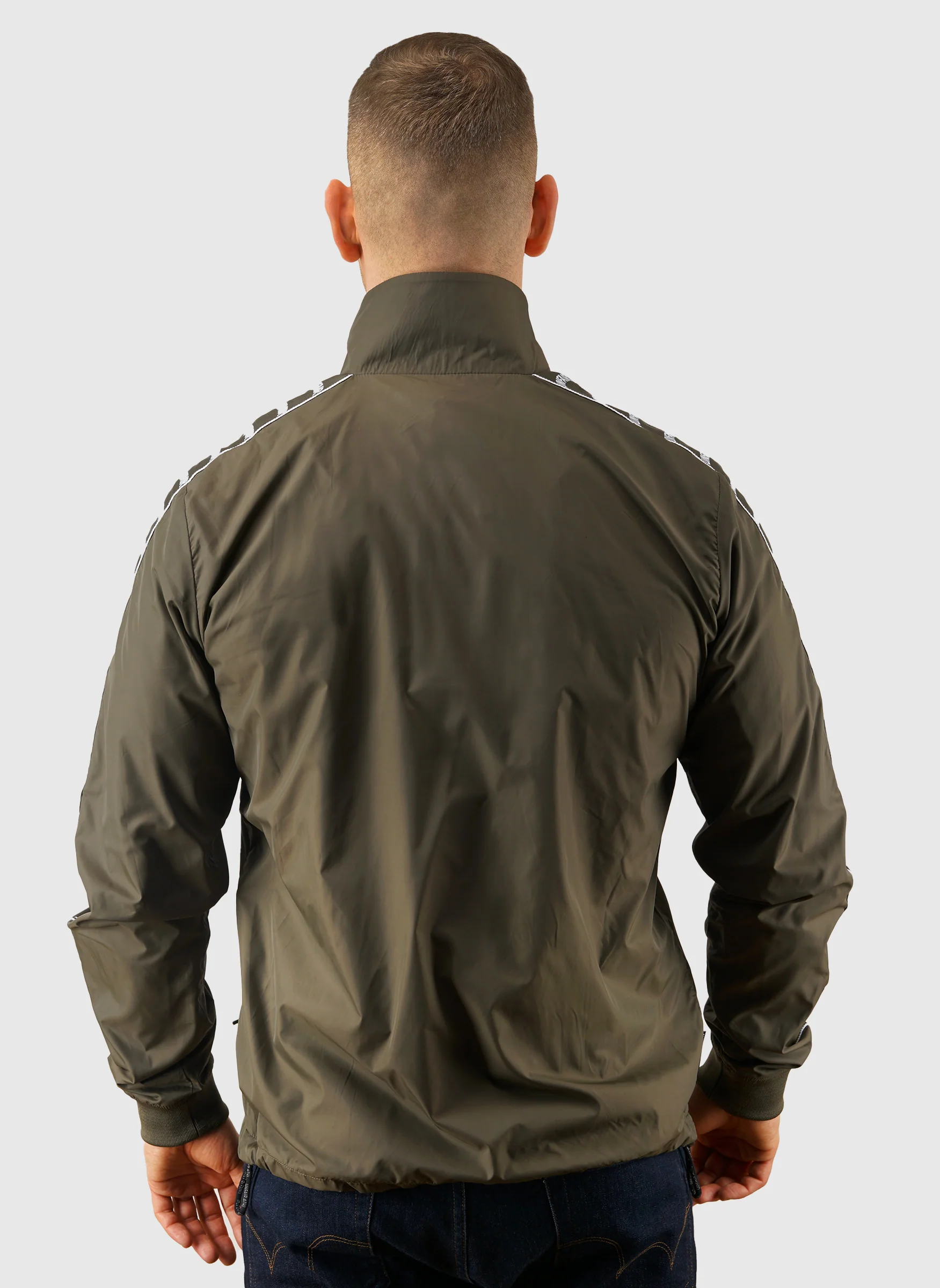 Curved Tape Tracktop - Olive - Image 5