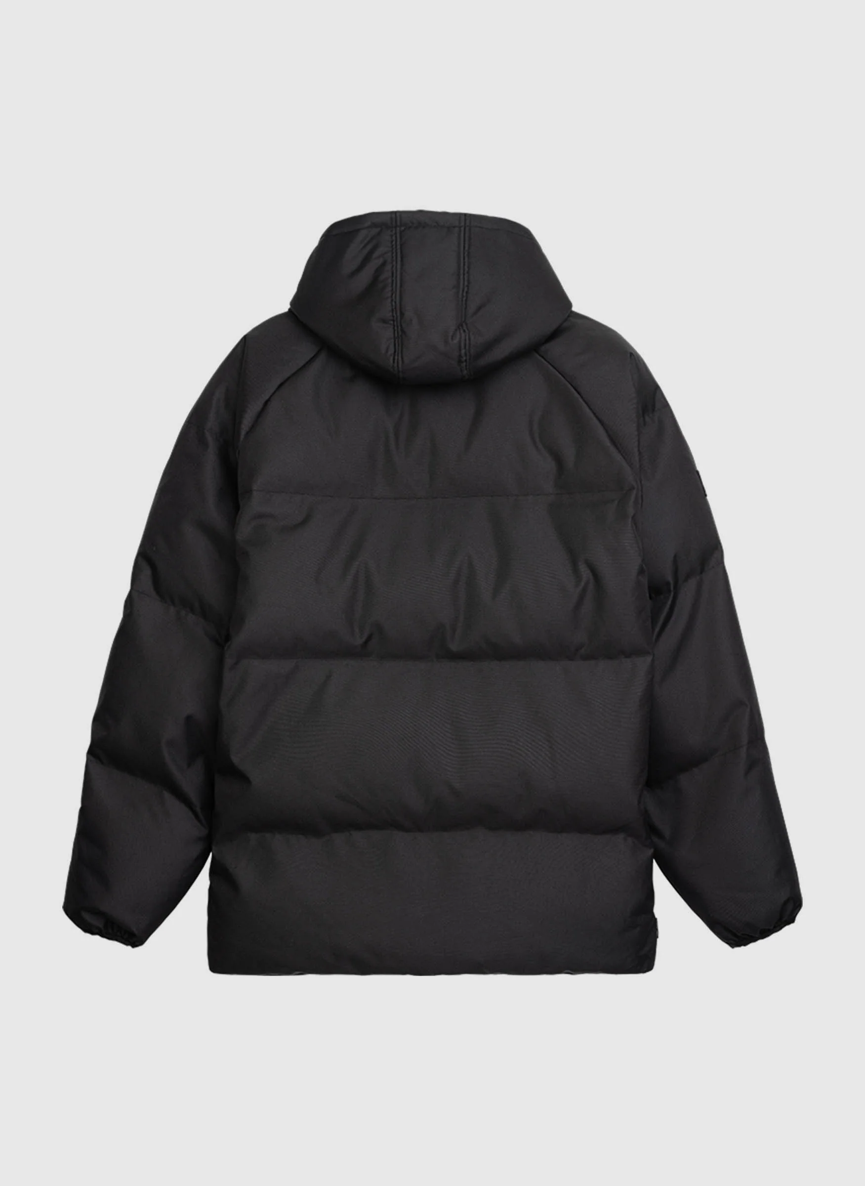 Curved Winter Jacket - Black - Image 2