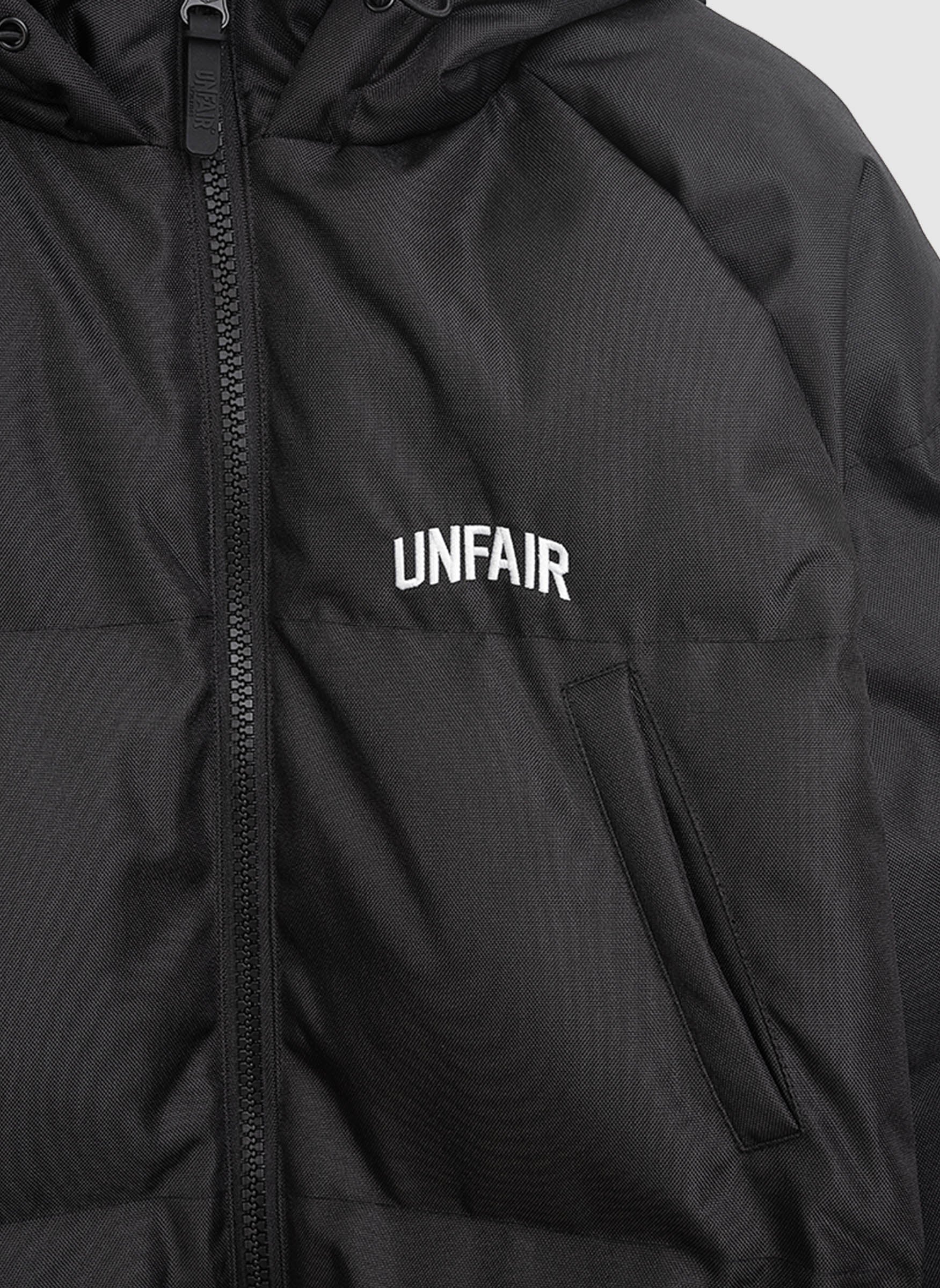 Curved Winter Jacket - Black - Image 3