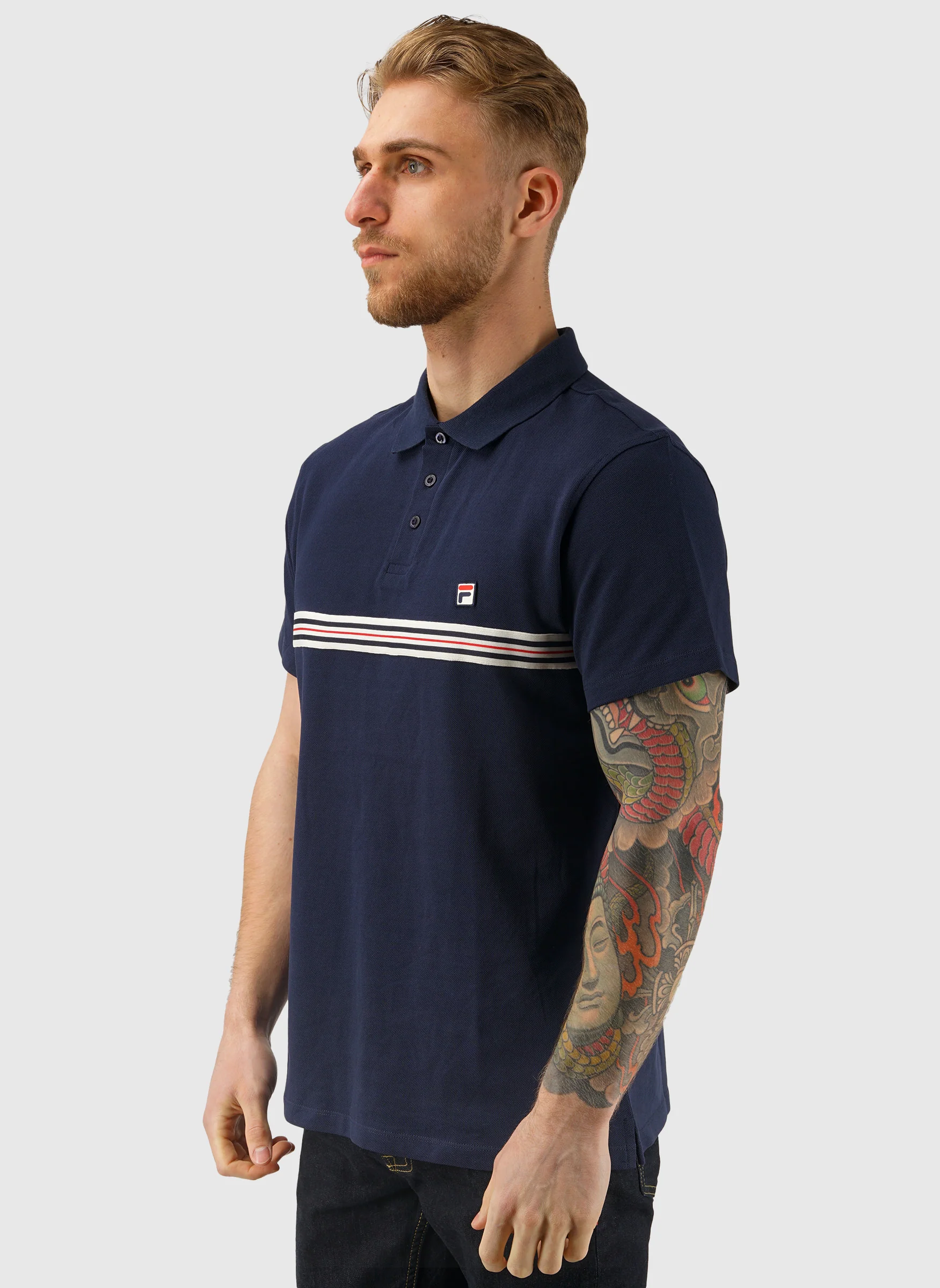 Diecimo Regular Poloshirt - Black Iris - Image 2