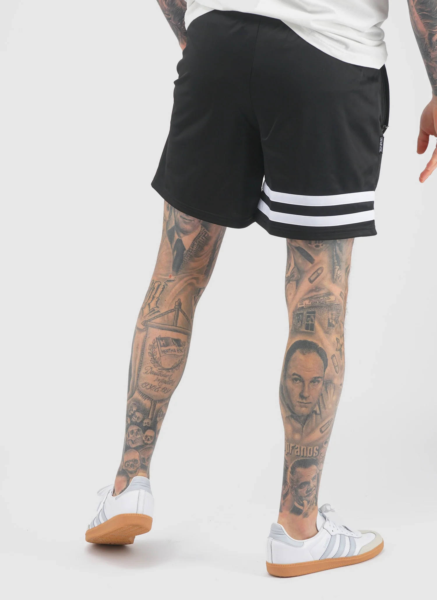 DMWU Athletic Shorts - Black - Image 5