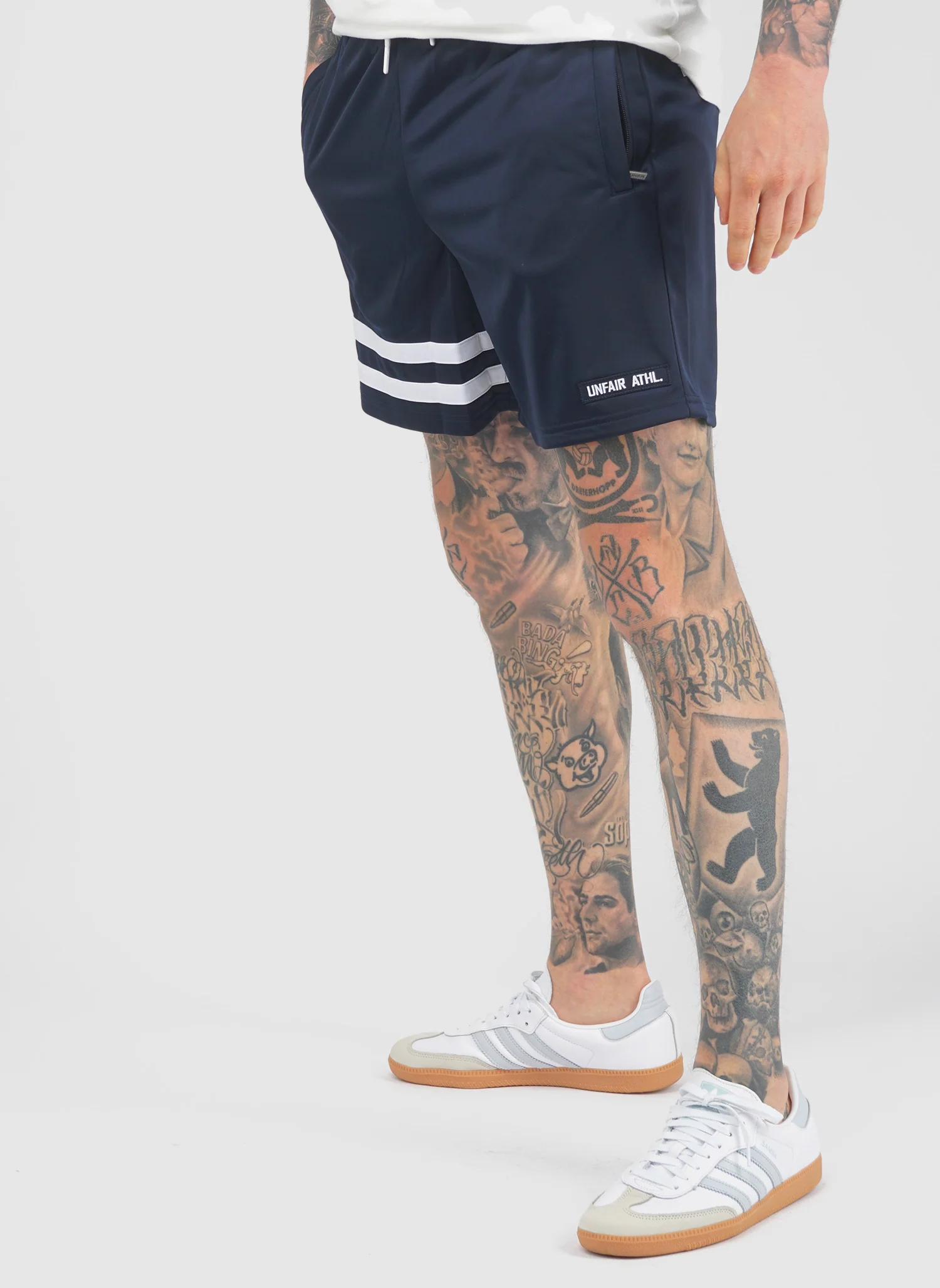 DMWU Athletic Shorts - Navy - Image 3