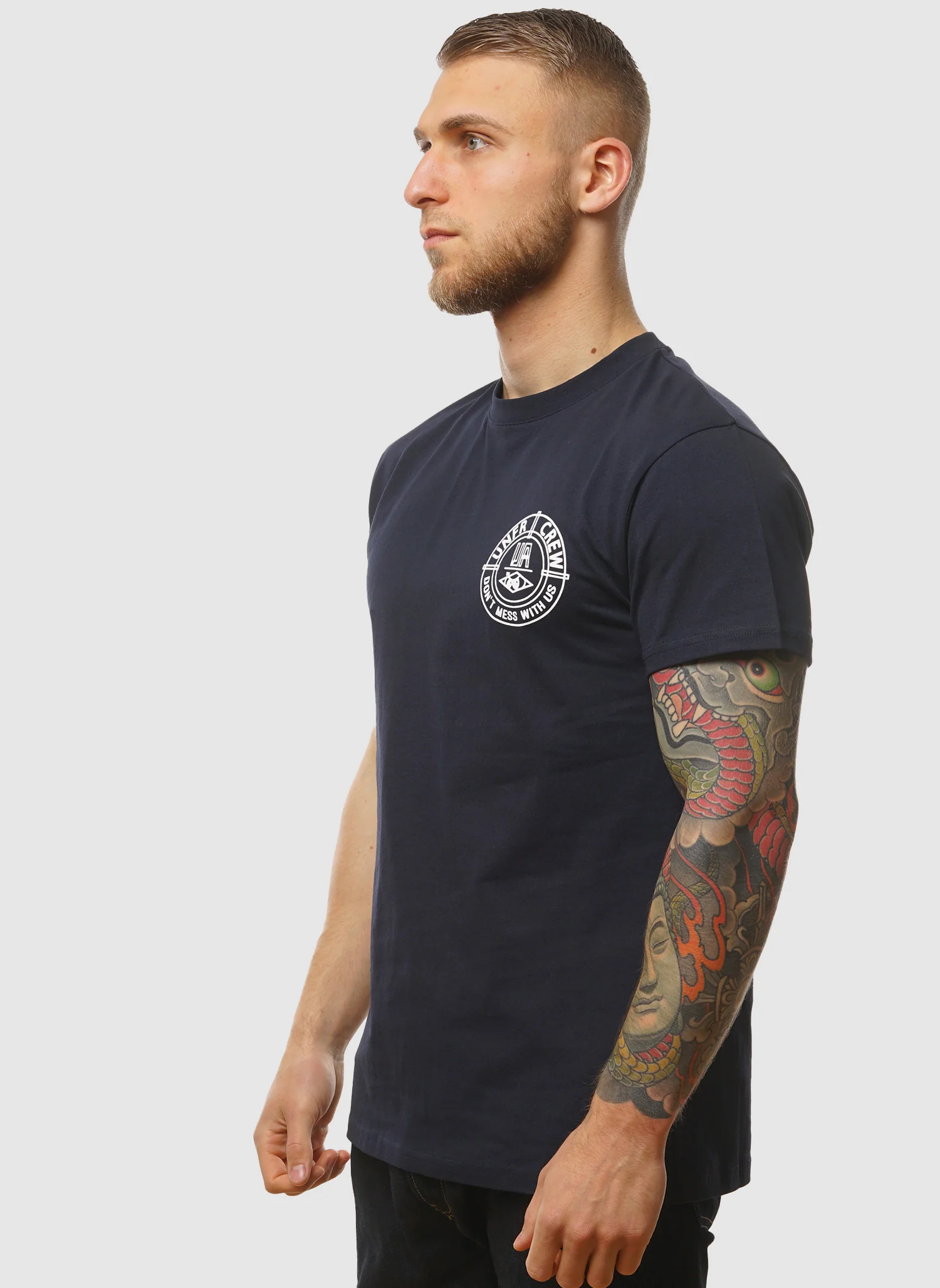 DMWU BP T-Shirt - Navy - Image 3
