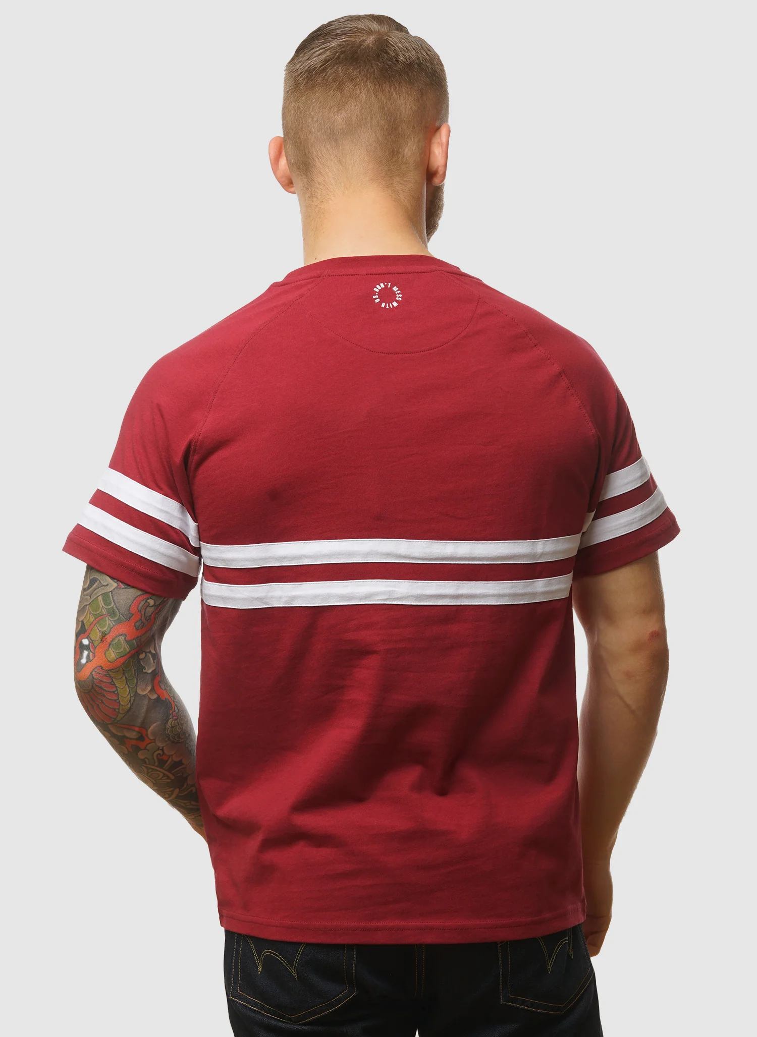 DMWU T-Shirt - Burgundy - Image 3