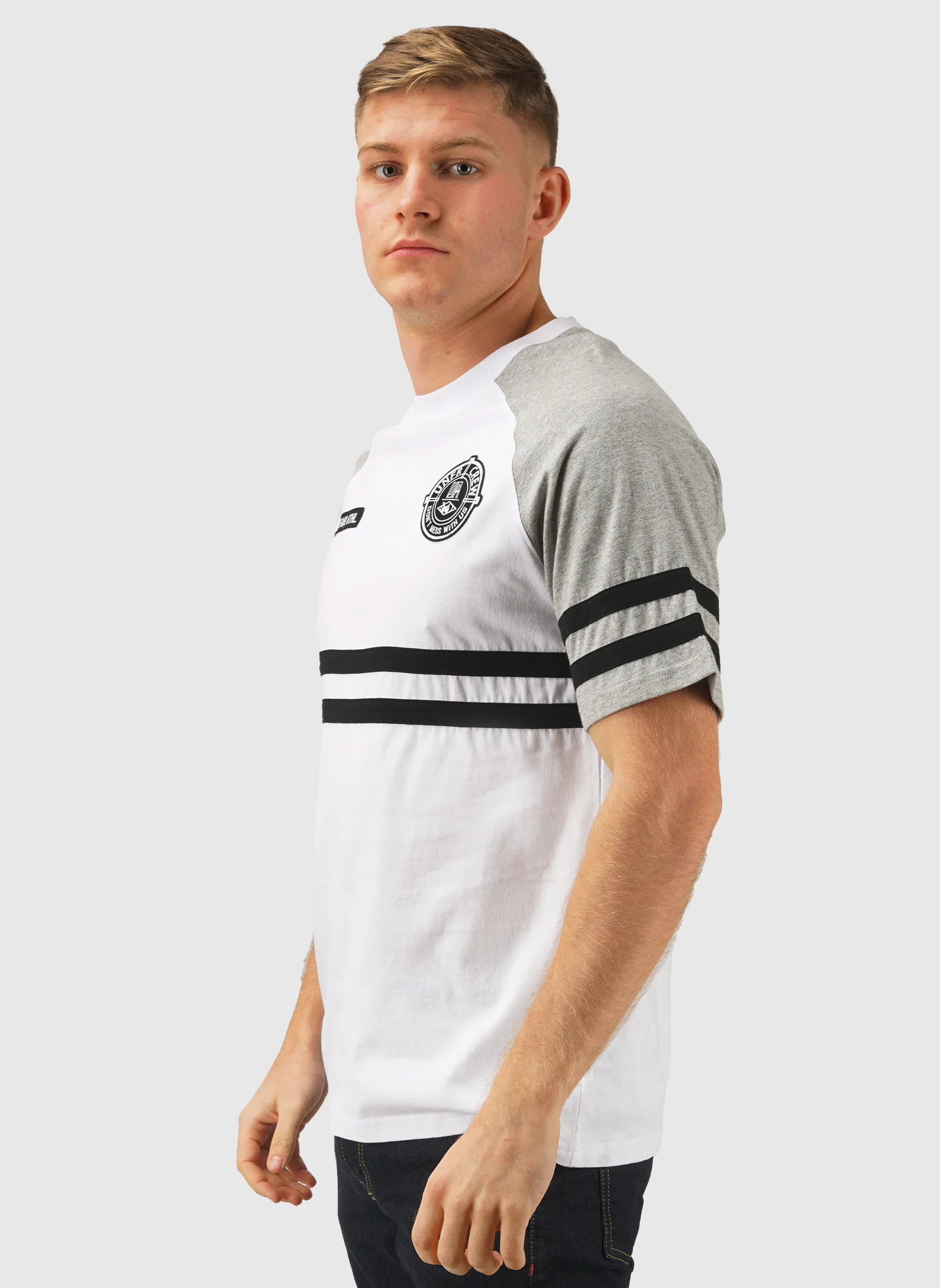 DMWU T-Shirt - White/Grey - Image 2