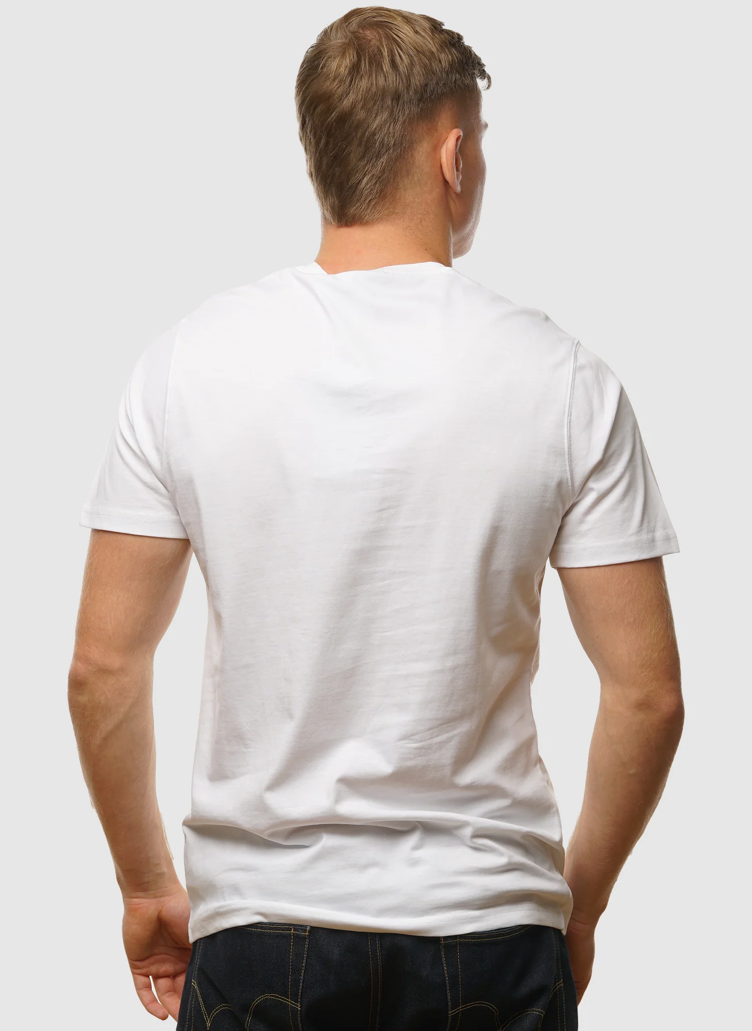 Essential Large Logo T-Shirt - White - Image 3