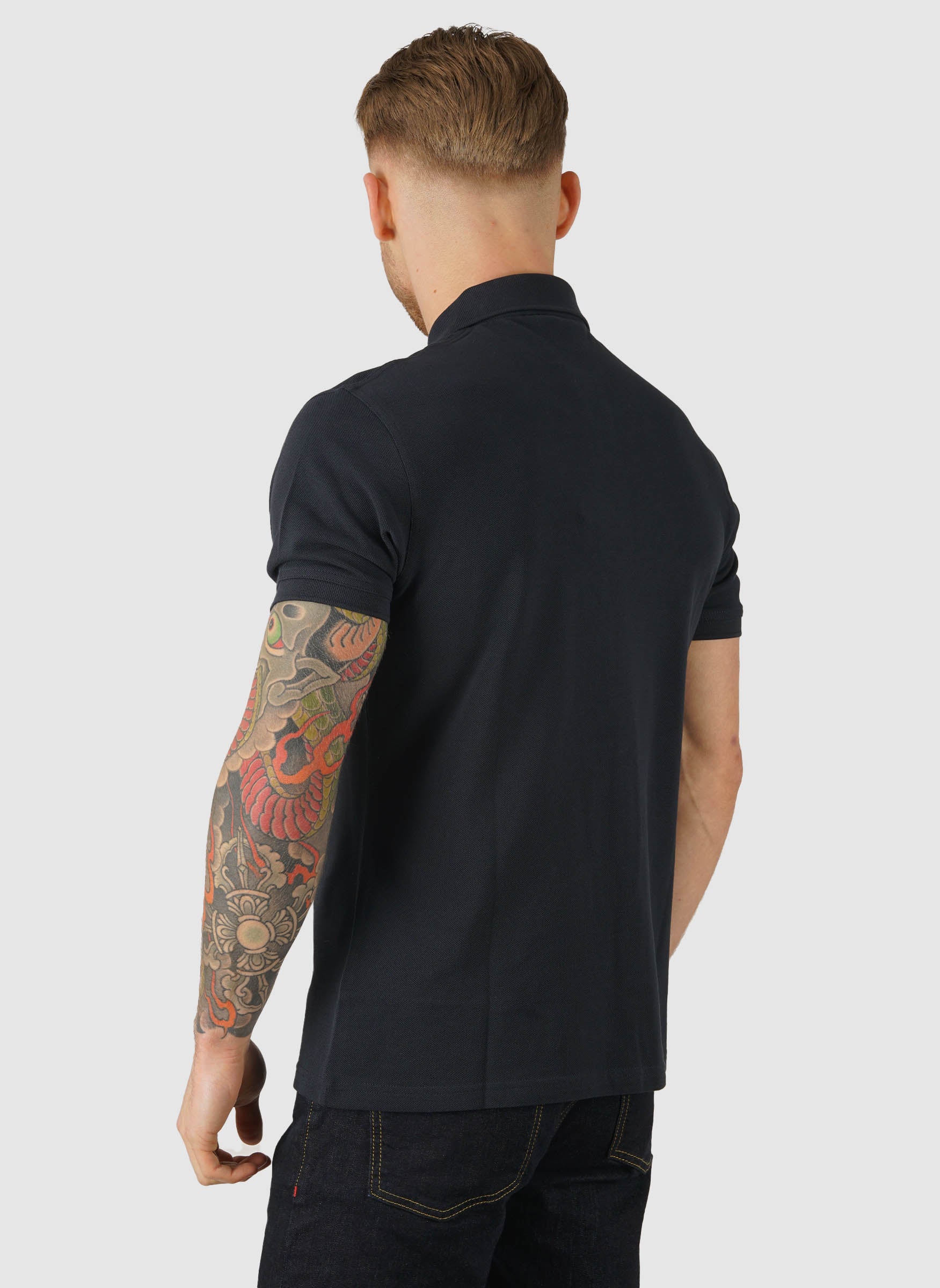 Essential Poloshirt - Navy - Image 3