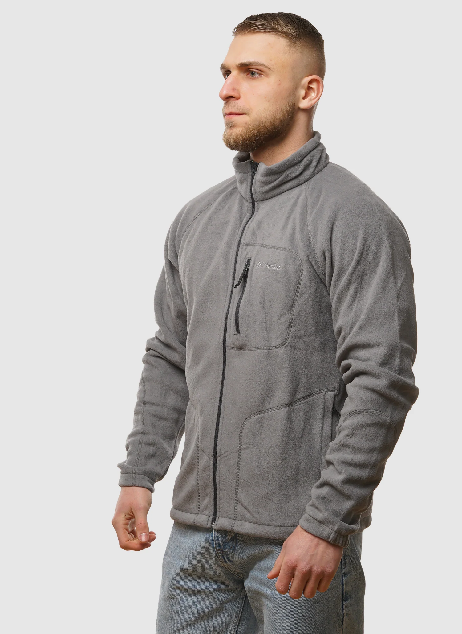 Fast Trek II Full Zip Fleece - City Grey - Image 2